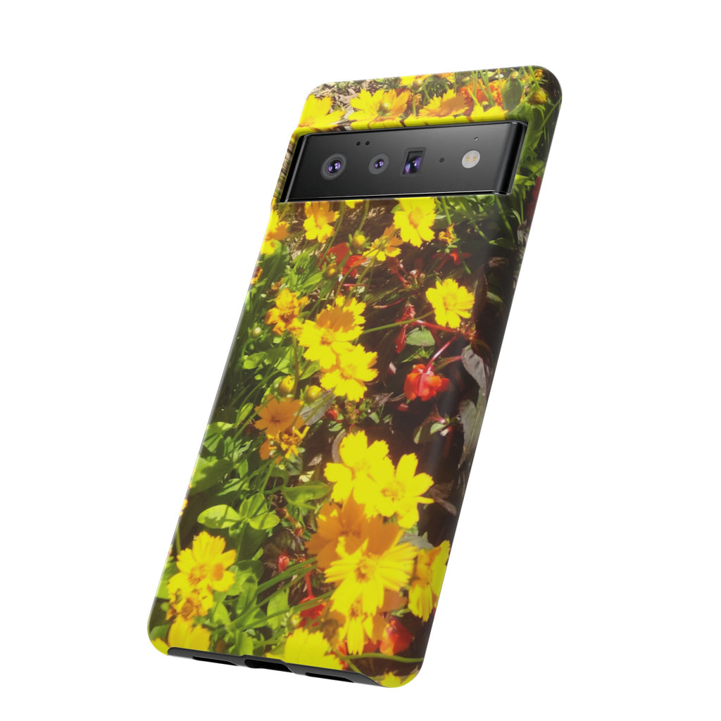 Floral Phone Case - Tough Cases with Vibrant Yellow Flowers, Protective Floral Cover, Spring Decor, Gift Idea for Nature Lovers, [...]