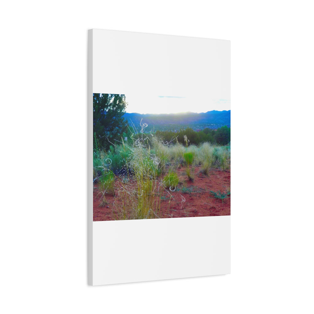 Stretched Canvas Art Print, Nature Wall Decor, Boho Home Decor, Rustic Landscape Art, Gift for Nature Lovers