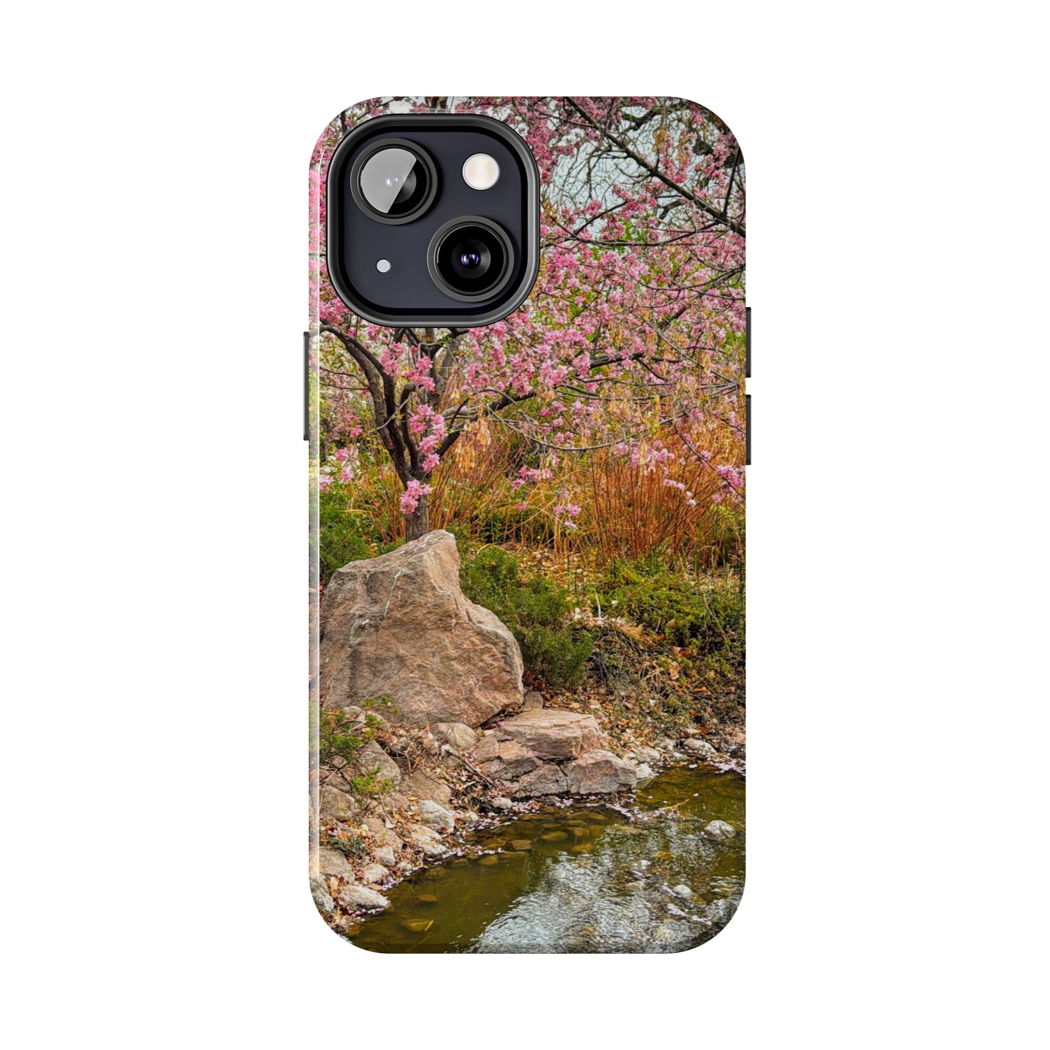 Cherry Blossom Tough Phone Cases - Nature Lover Gift, Floral Phone Accessories, Spring Decor, Custom Cases, Outdoor Adventure