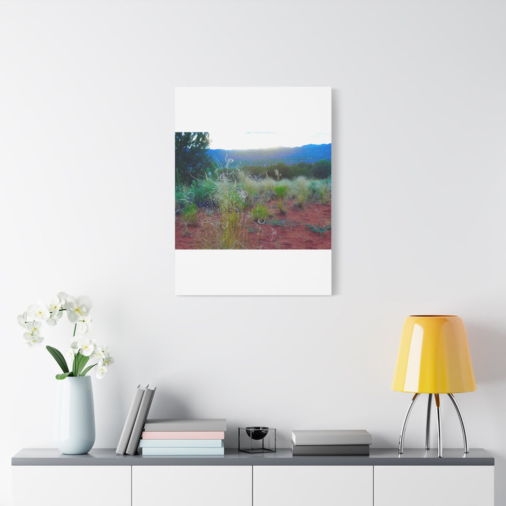 Stretched Canvas Art Print, Nature Wall Decor, Boho Home Decor, Rustic Landscape Art, Gift for Nature Lovers