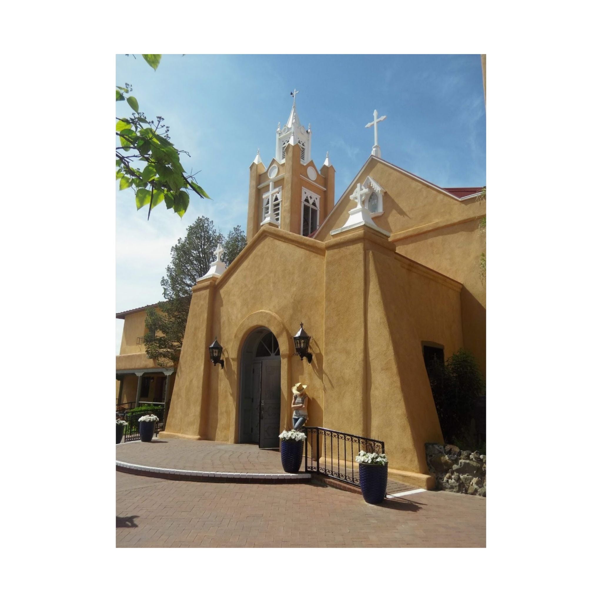 Matte Vertical Poster of Charming Church, Wall Art, Home Decor, Art Print, Gift for Housewarming, Unique Artwork