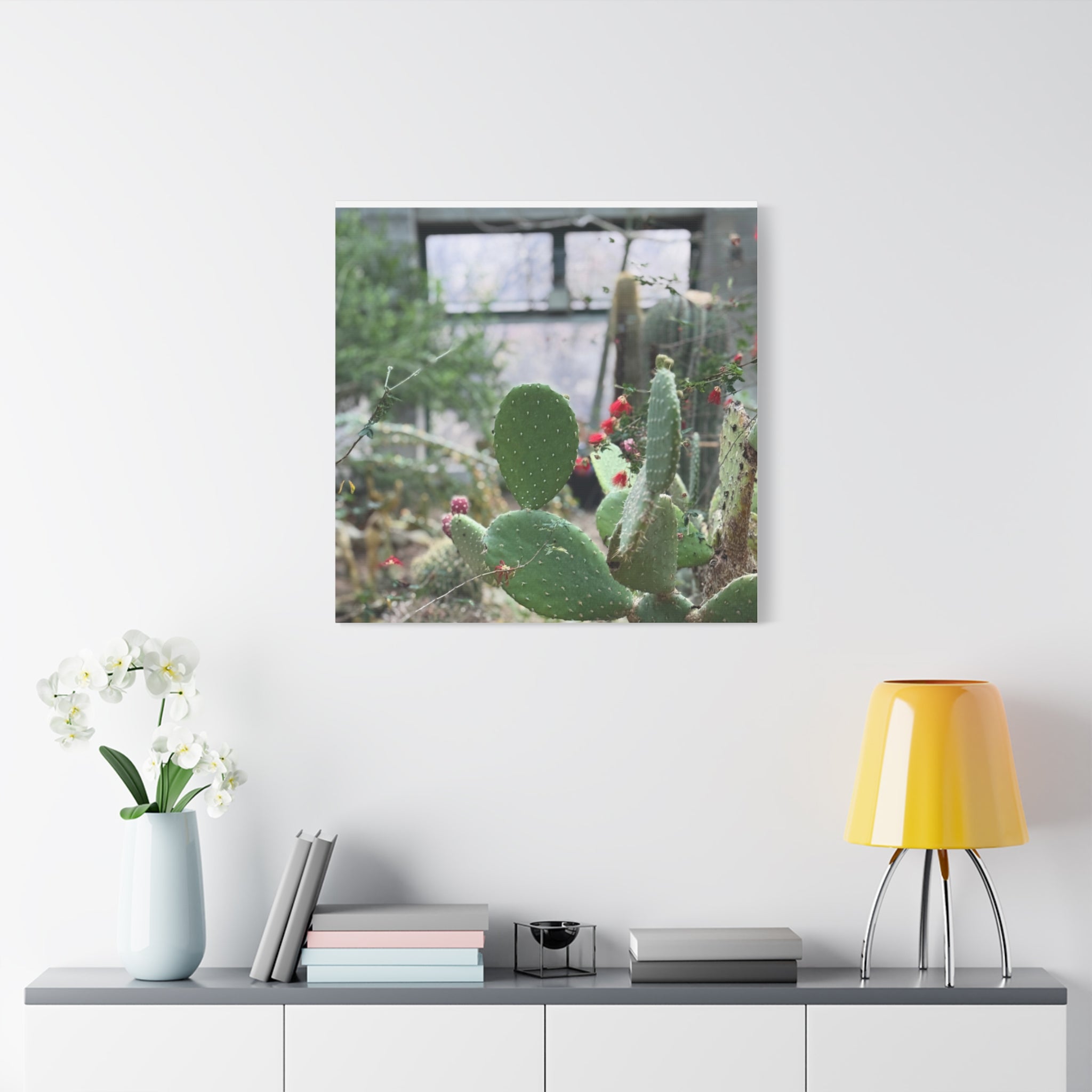 Cactus Matte Canvas Wall Art, Nature Decor, Southwestern Room Design, Green Plant Prints, Home and Office Wall Decor