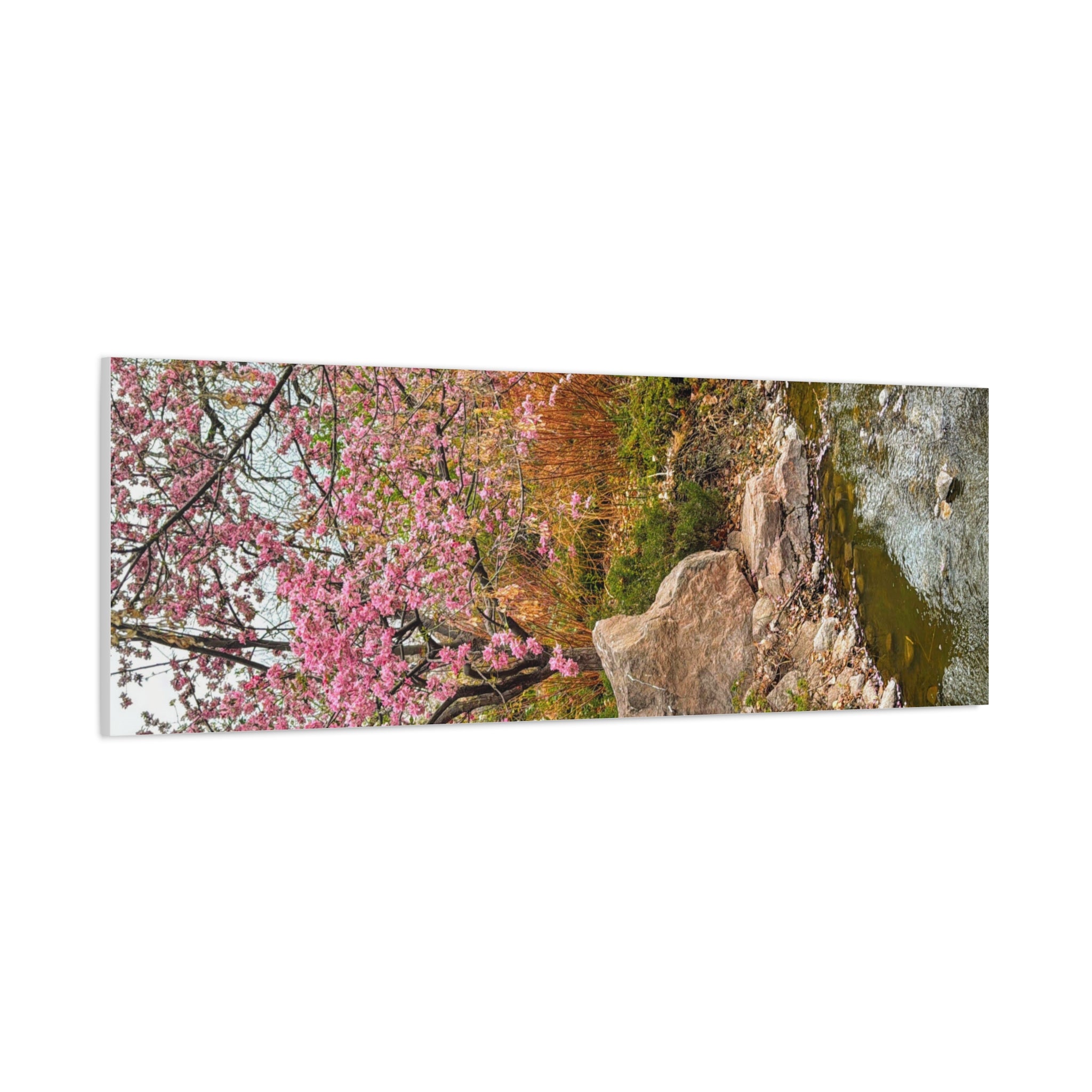 Blossoming Serenity Canvas Print, Floral Wall Art, Nature Decor, Home Aesthetic, Gift Idea for Garden Lovers, Spring Decor