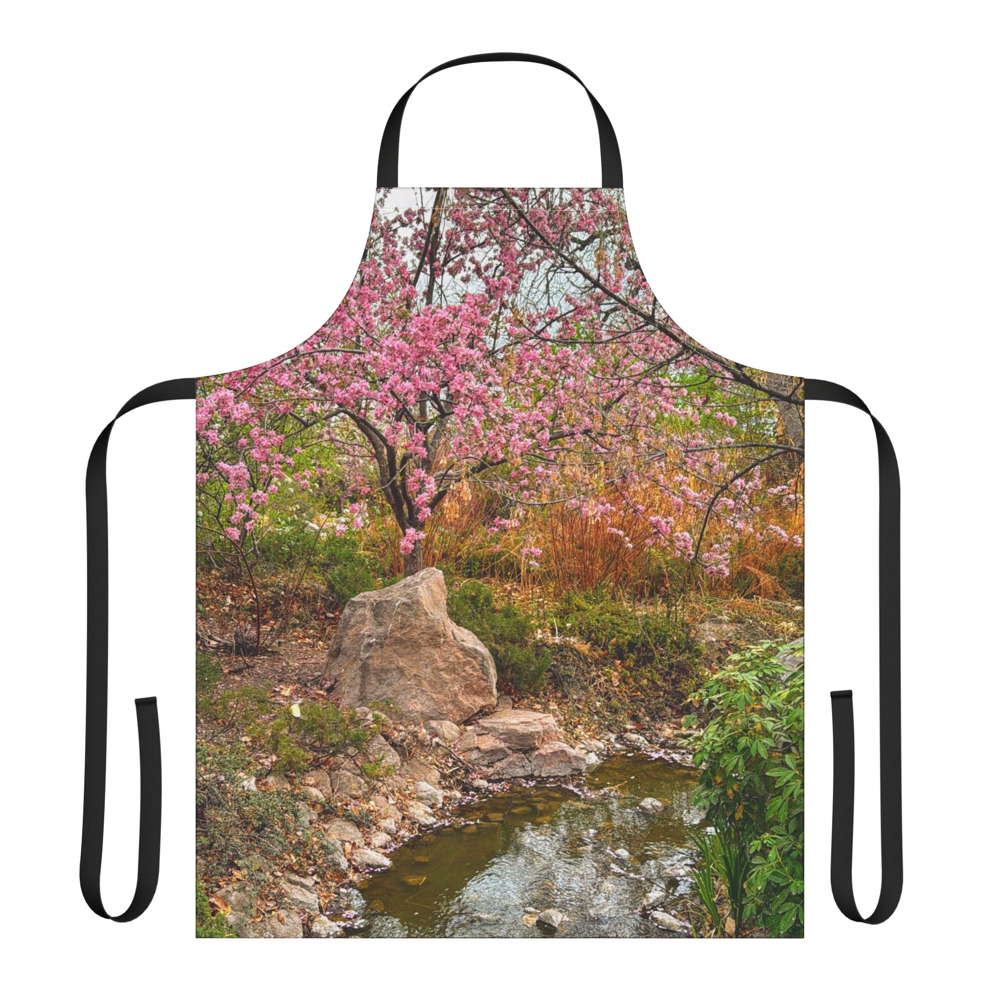 Colorful Floral Apron for Cooking and Baking, Gift for Gardeners, Mother's Day Gift, Chef Apron, Kitchen Decor