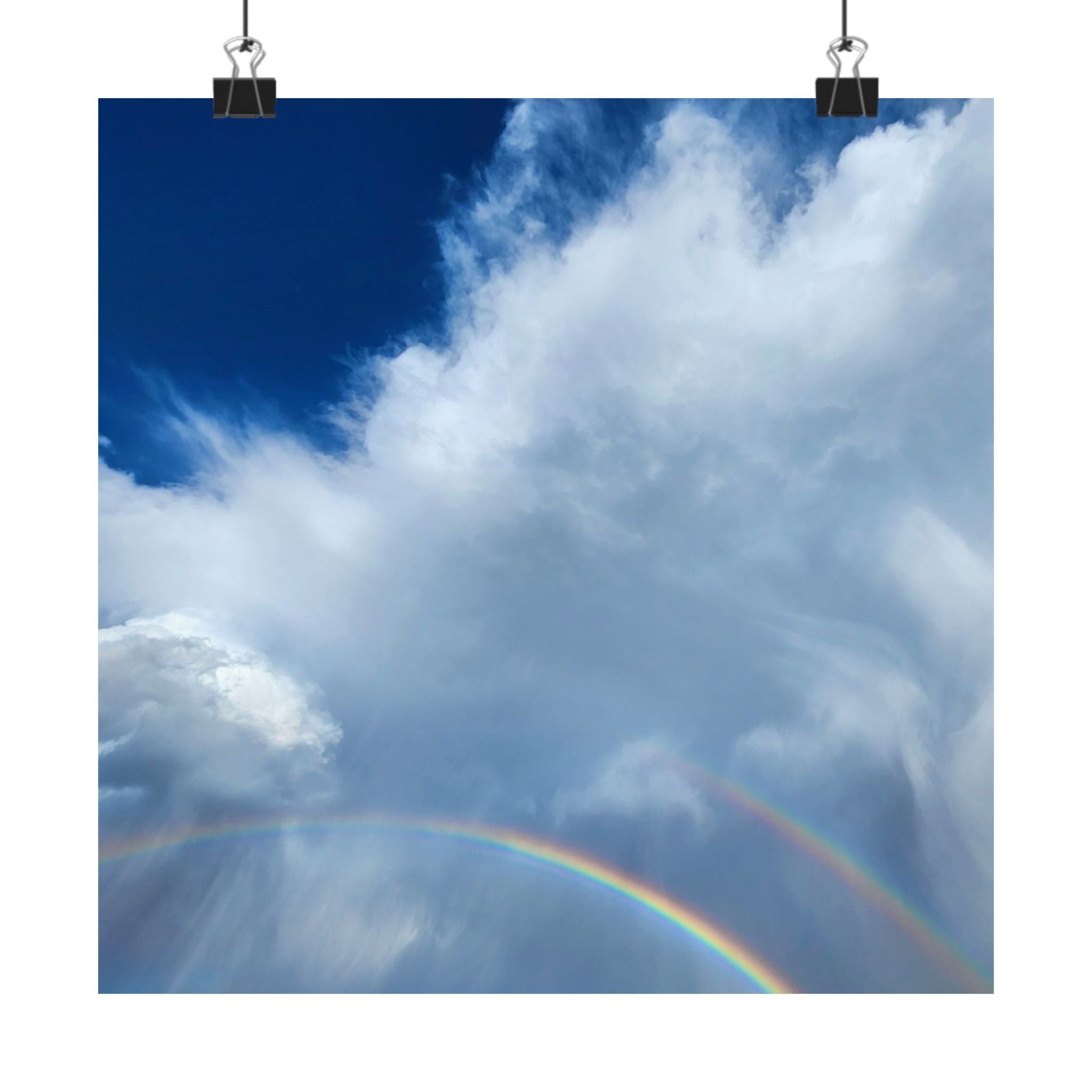 Rainbow Sky Matte Vertical Poster | Inspirational Wall Art, Home Decor, Gift for Nature Lovers, Office Decoration, Unique Artwork