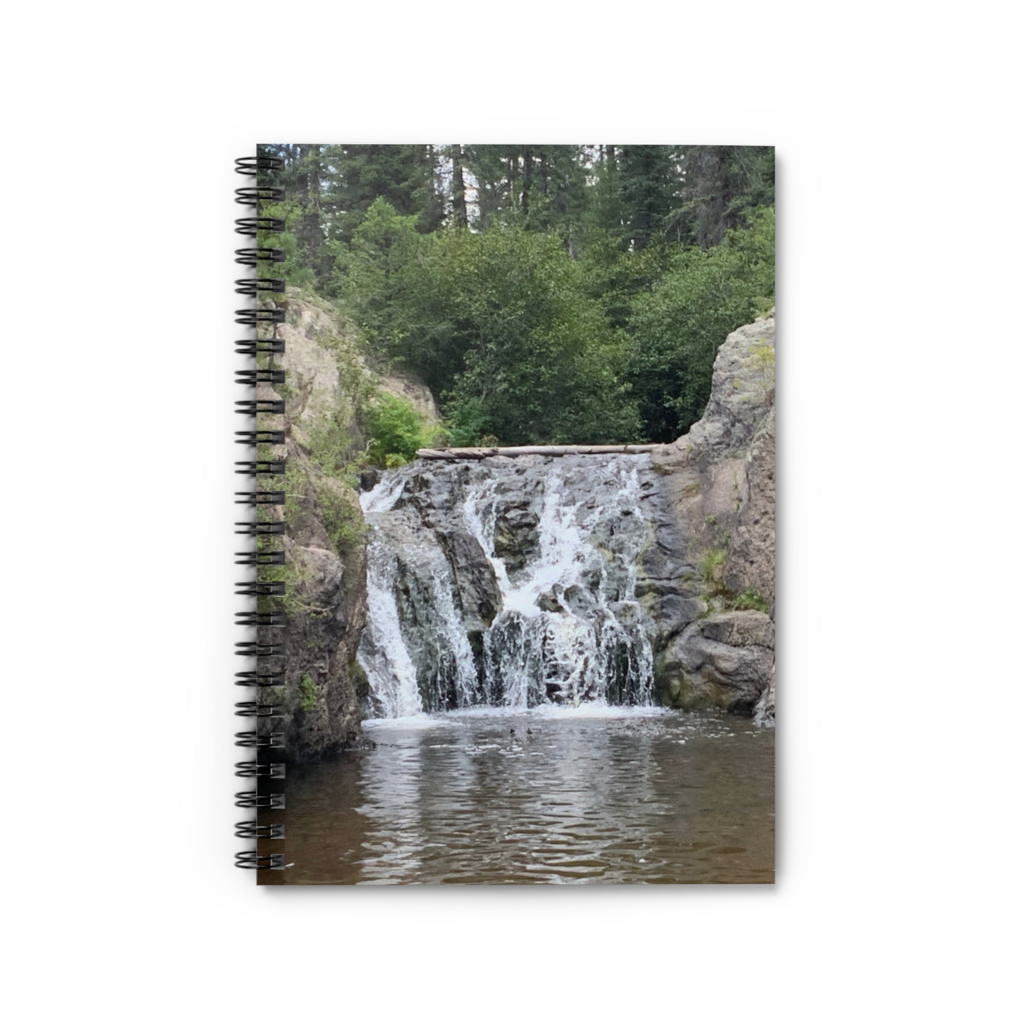 Nature-Inspired Spiral Notebook - Perfect for Journaling, Note-Taking, Gifts, Eco-Friendly, Waterfall Design
