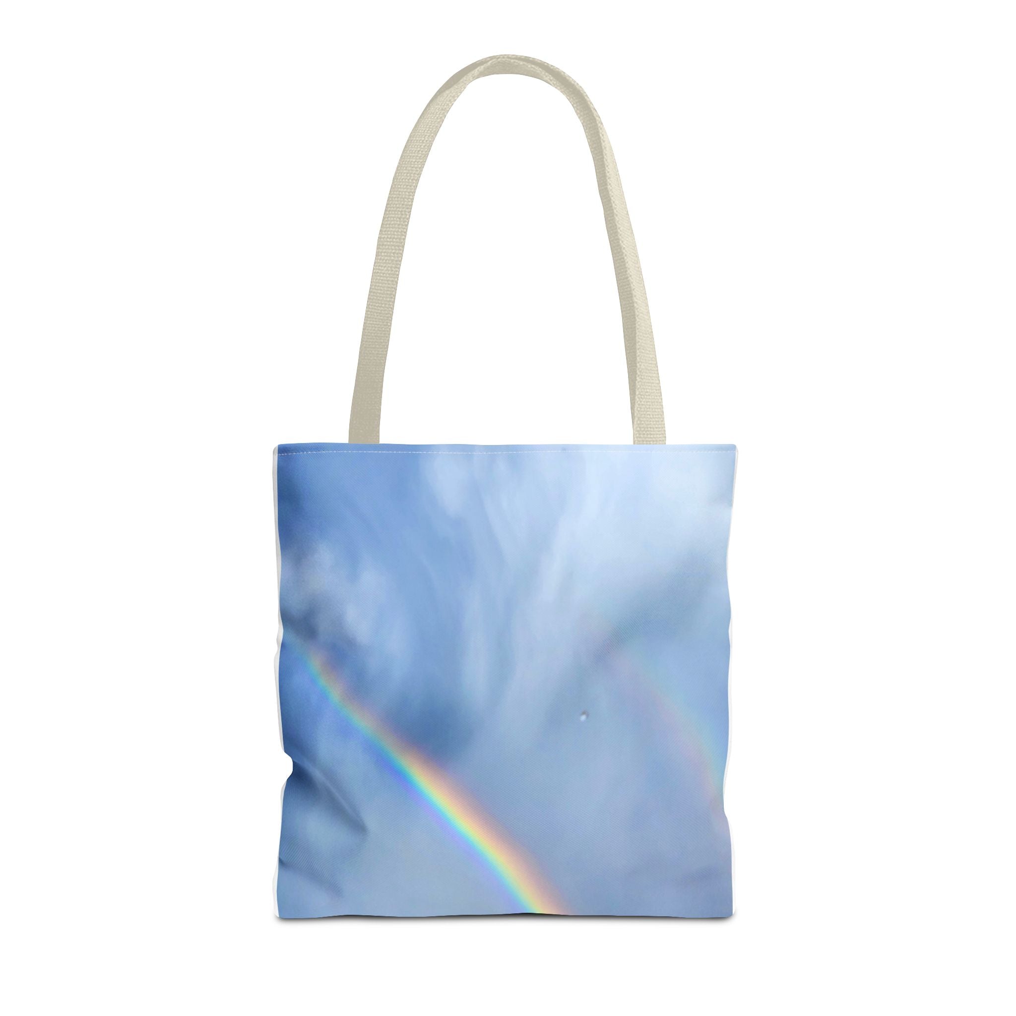 Rainbow Sky Tote Bag, Colorful Beach Bag, Reusable Shopping Tote, Summer Travel Accessory, Perfect Gift for Nature Lovers