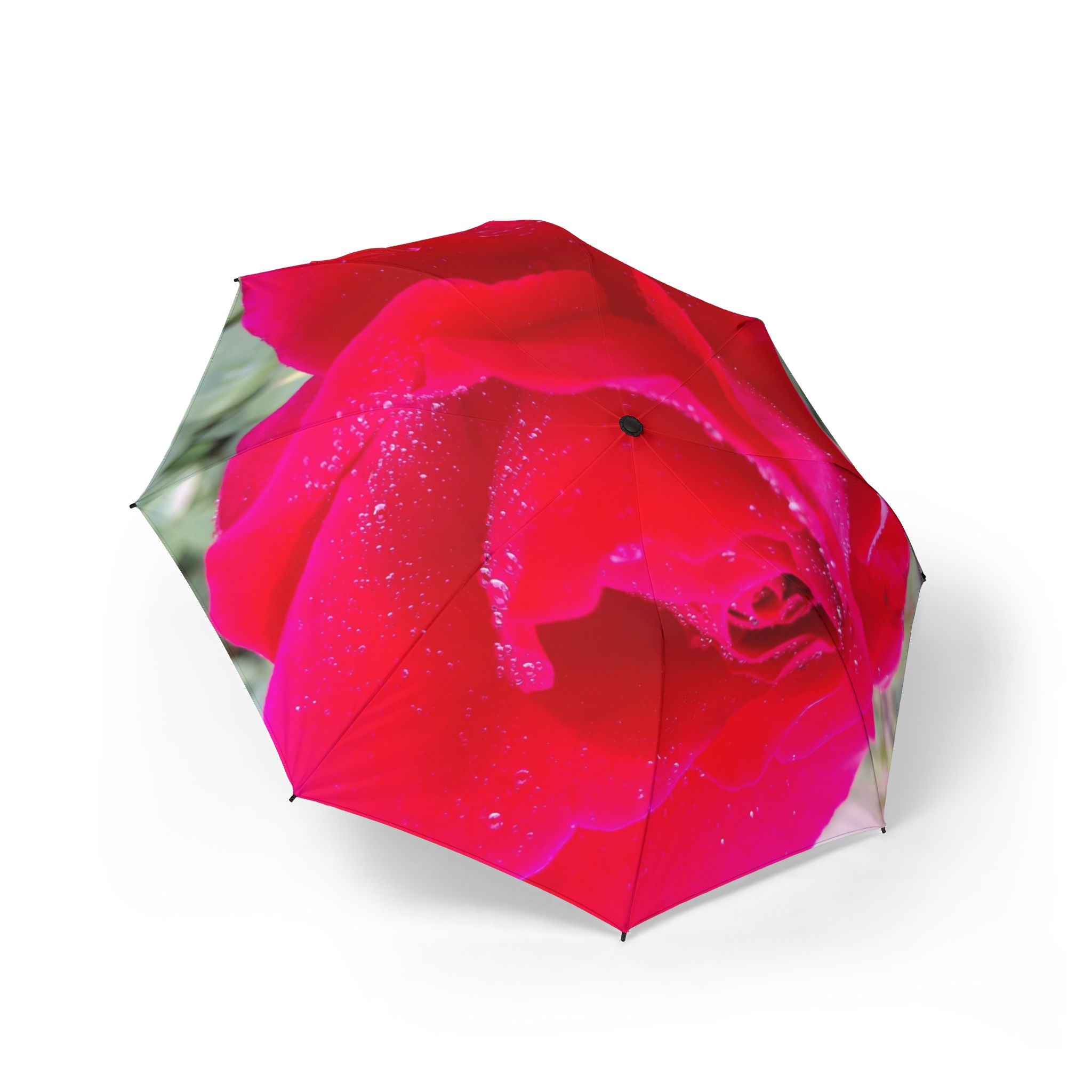 Vibrant Rose Print Umbrella, Floral Umbrella, Women's Accessories, Unique Gifts, Colorful Rain Gear, Stylish Rain Protection
