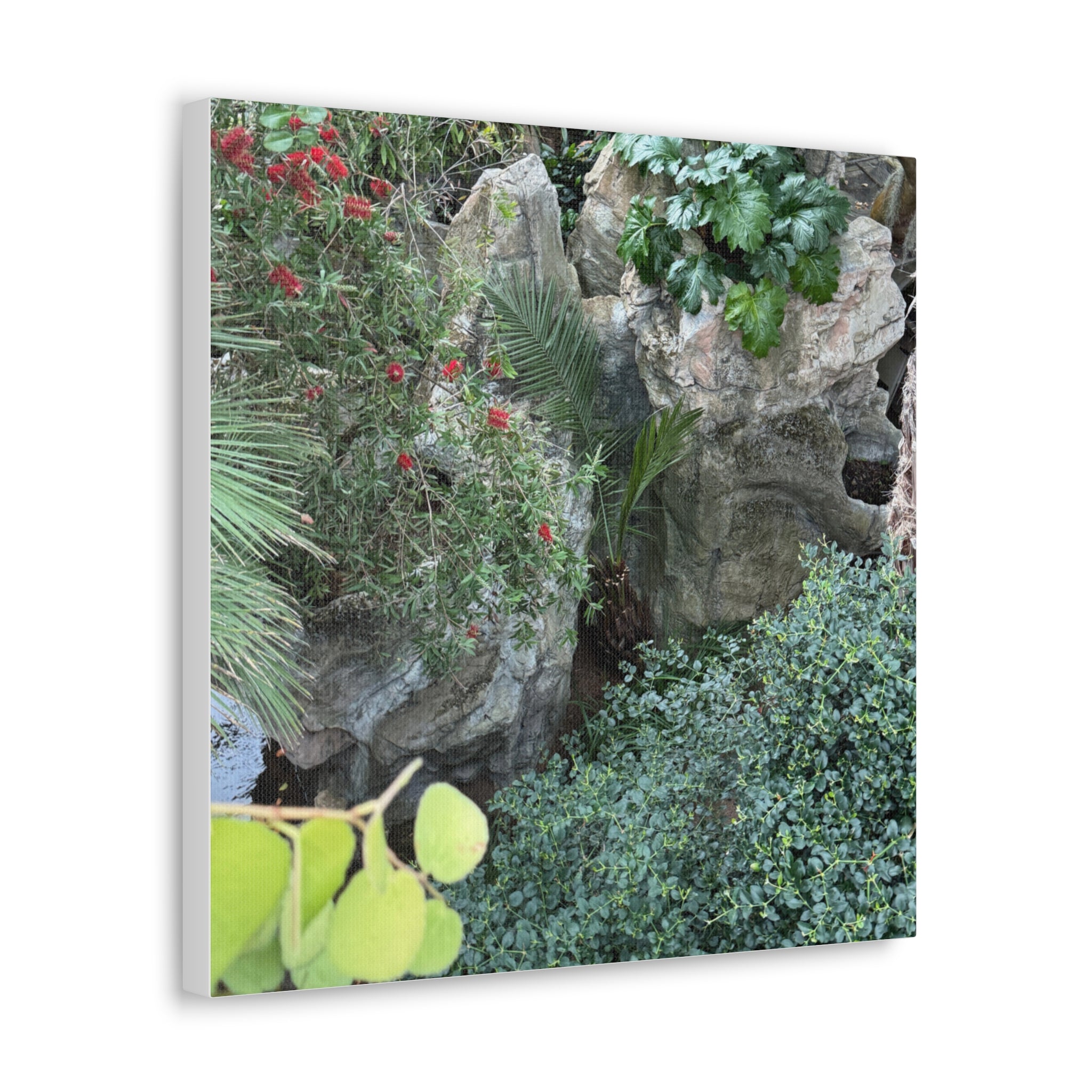 Canvas Wall Art, Tropical Garden Print, Home Decor, Botanical Artwork, Nature Lover Gift, Modern Interior Design