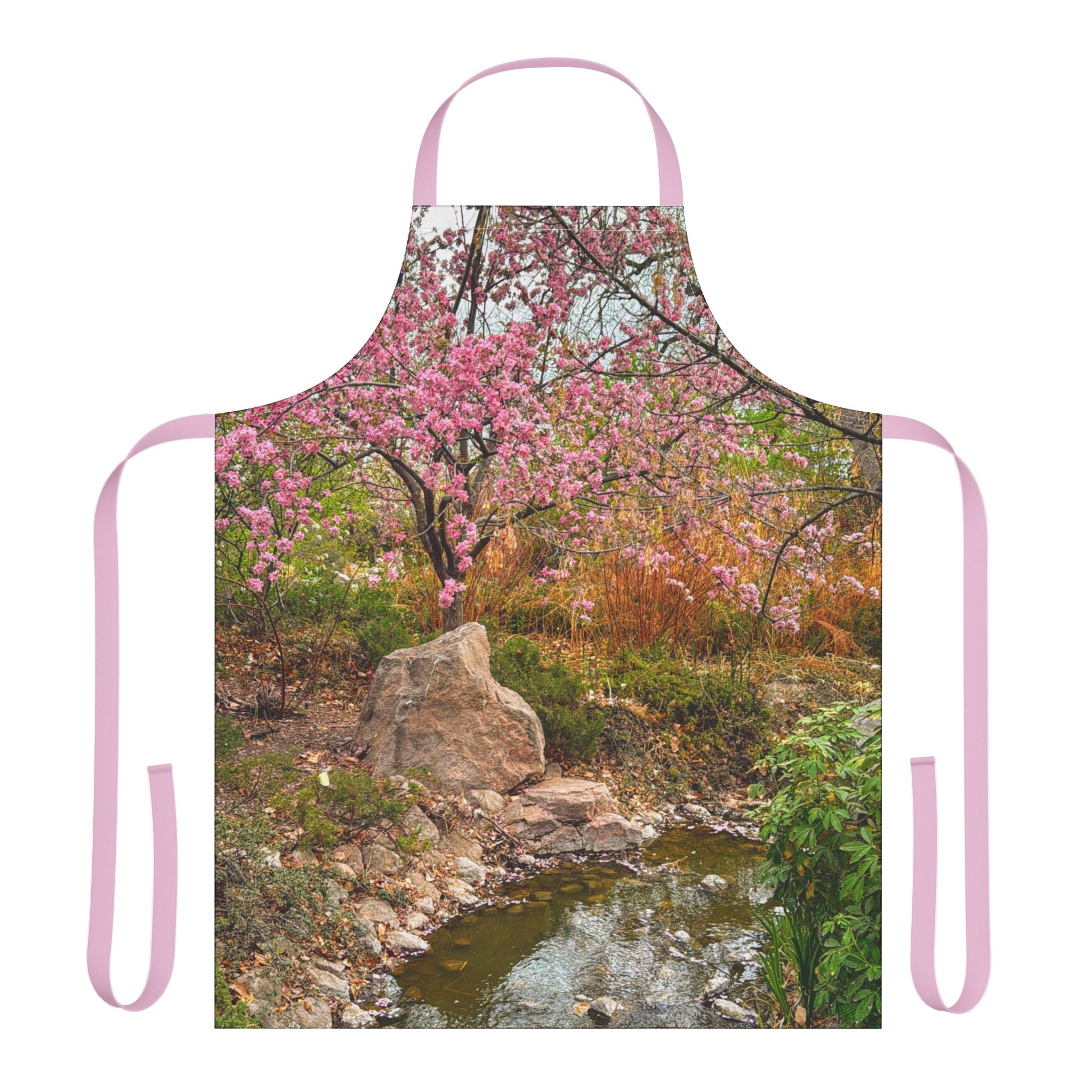 Colorful Floral Apron for Cooking and Baking, Gift for Gardeners, Mother's Day Gift, Chef Apron, Kitchen Decor