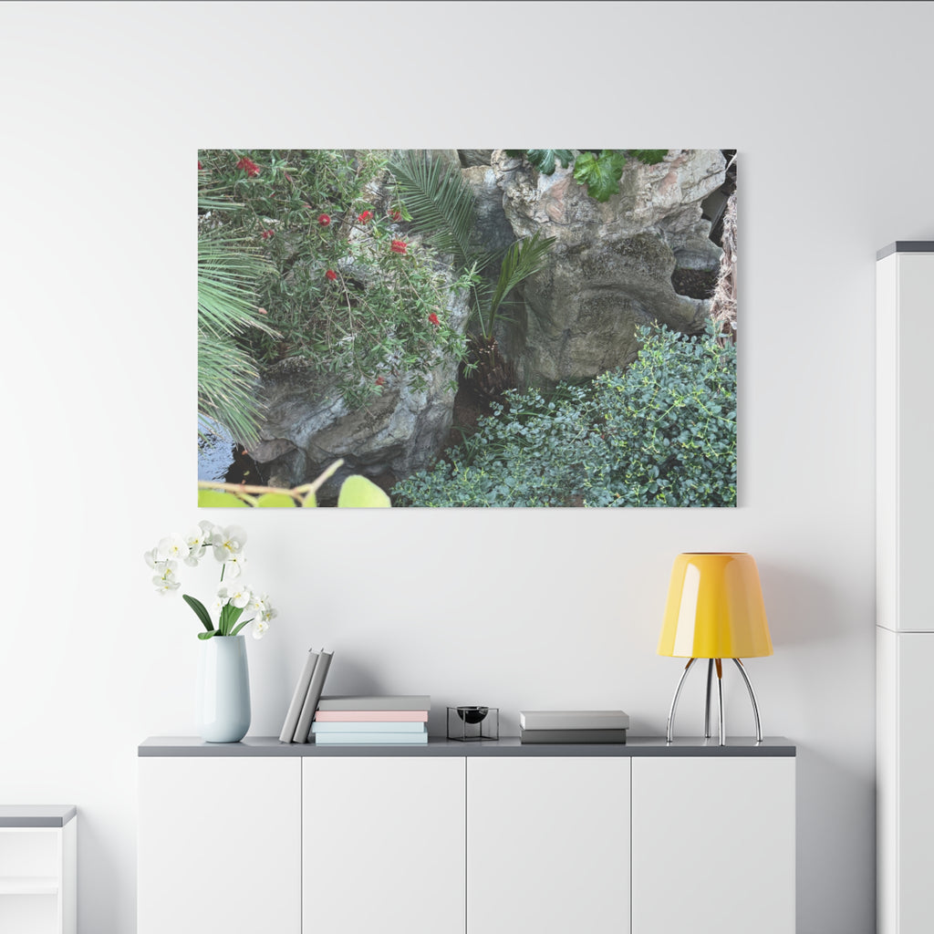 Canvas Wall Art, Tropical Garden Print, Home Decor, Botanical Artwork, Nature Lover Gift, Modern Interior Design