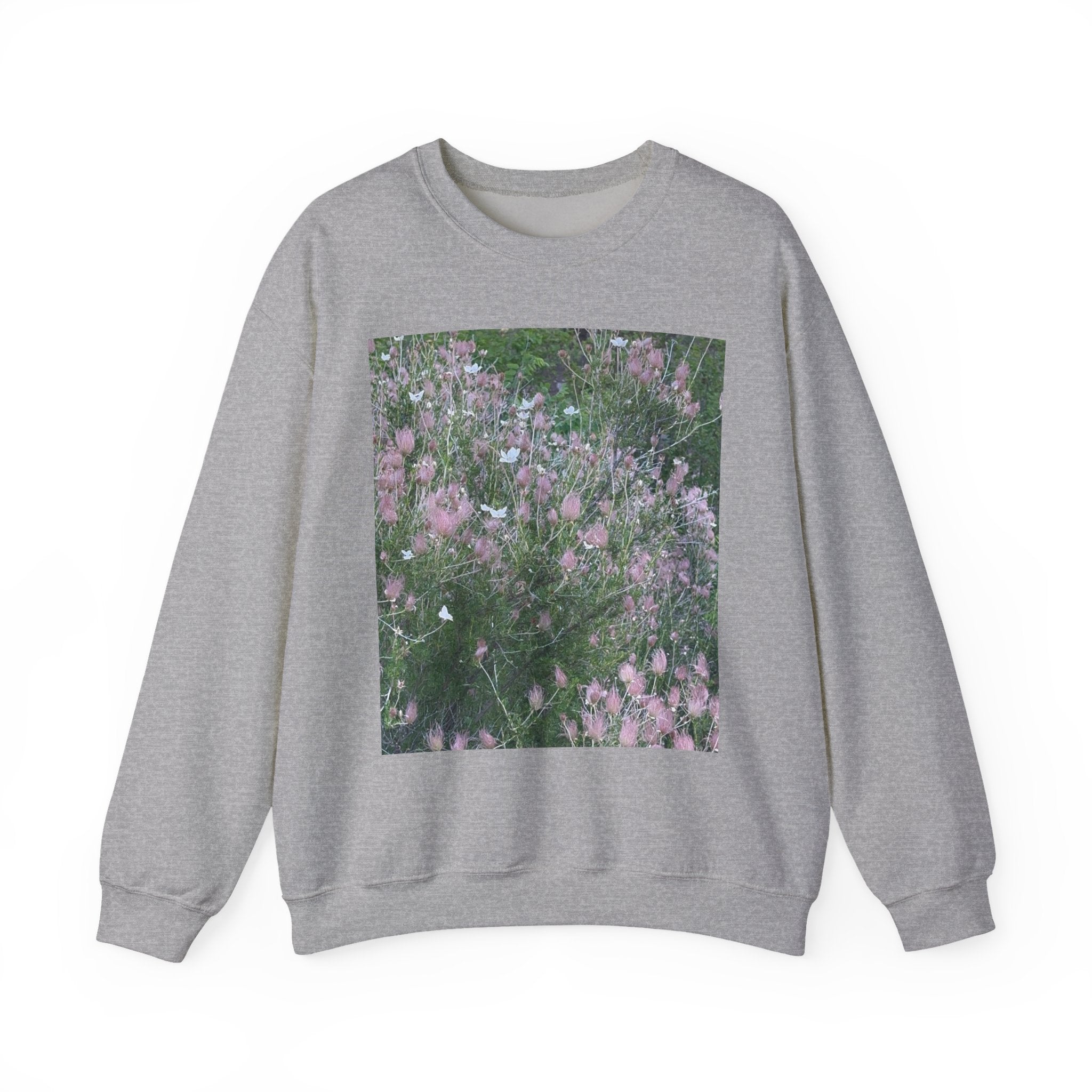 Floral Graphic Crewneck Sweatshirt | Cozy Unisex Apparel, Casual Wear, Plant Lover Gift, Spring Fashion, Everyday Comfort