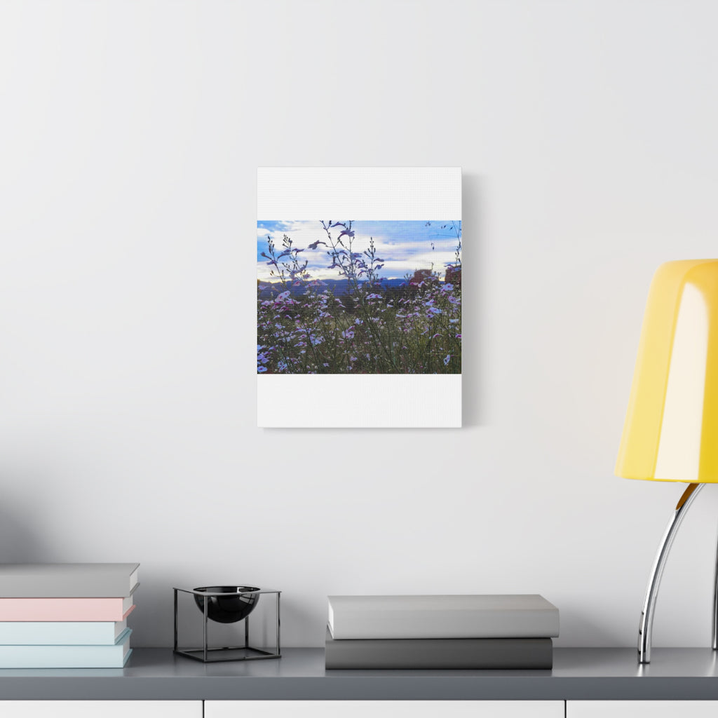 Floral Wall Art Canvas, Nature-Inspired Home Decor, Flower Print, Rustic Living Room, Gift for Gardeners, Boho Wall Art