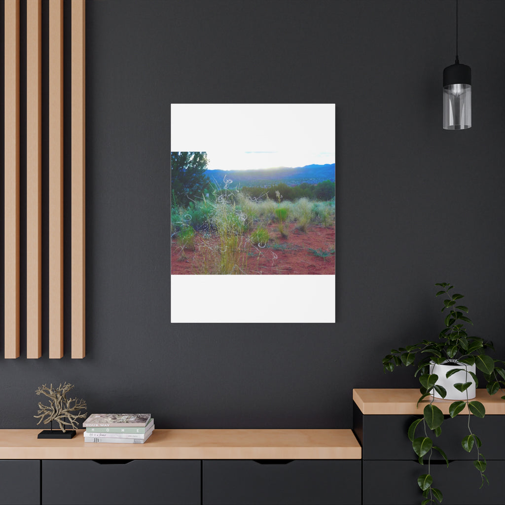 Stretched Canvas Art Print, Nature Wall Decor, Boho Home Decor, Rustic Landscape Art, Gift for Nature Lovers