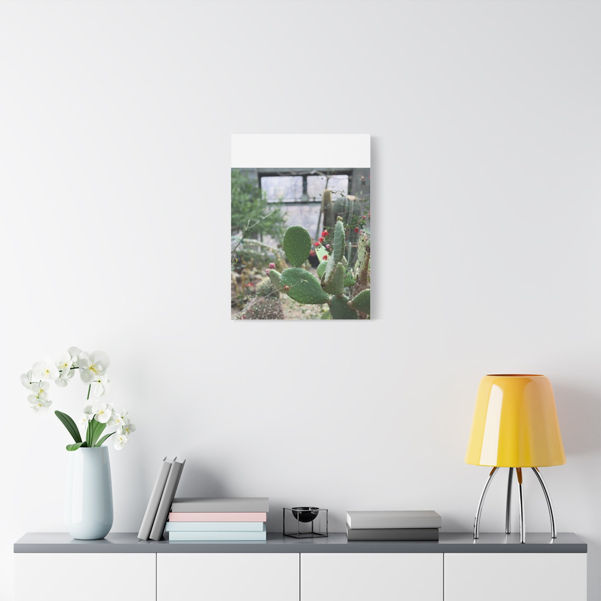 Cactus Matte Canvas Wall Art, Nature Decor, Southwestern Room Design, Green Plant Prints, Home and Office Wall Decor