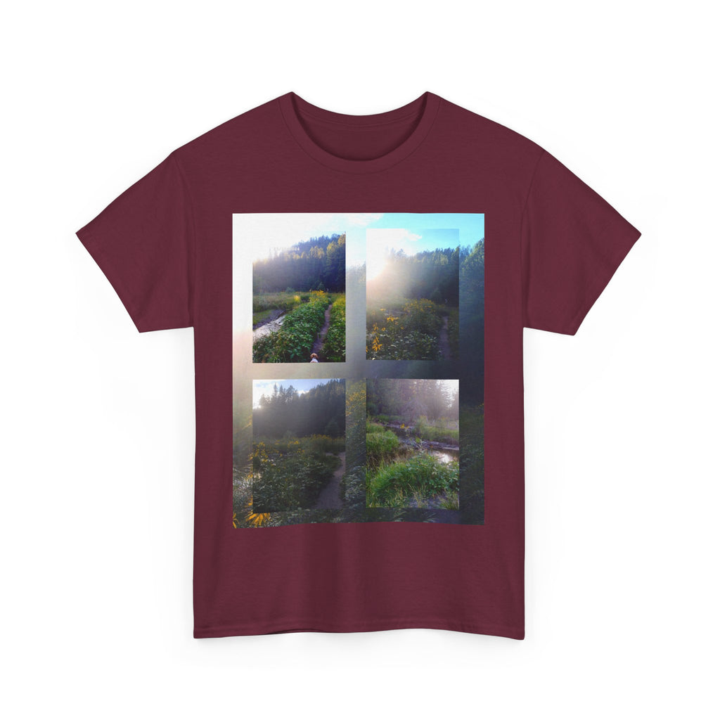 Scenic Nature Tee - Unisex Heavy Cotton T-Shirt, Perfect for Outdoor Lovers, Nature Walks, Gift for Nature Enthusiasts, Casual Wear, [...]