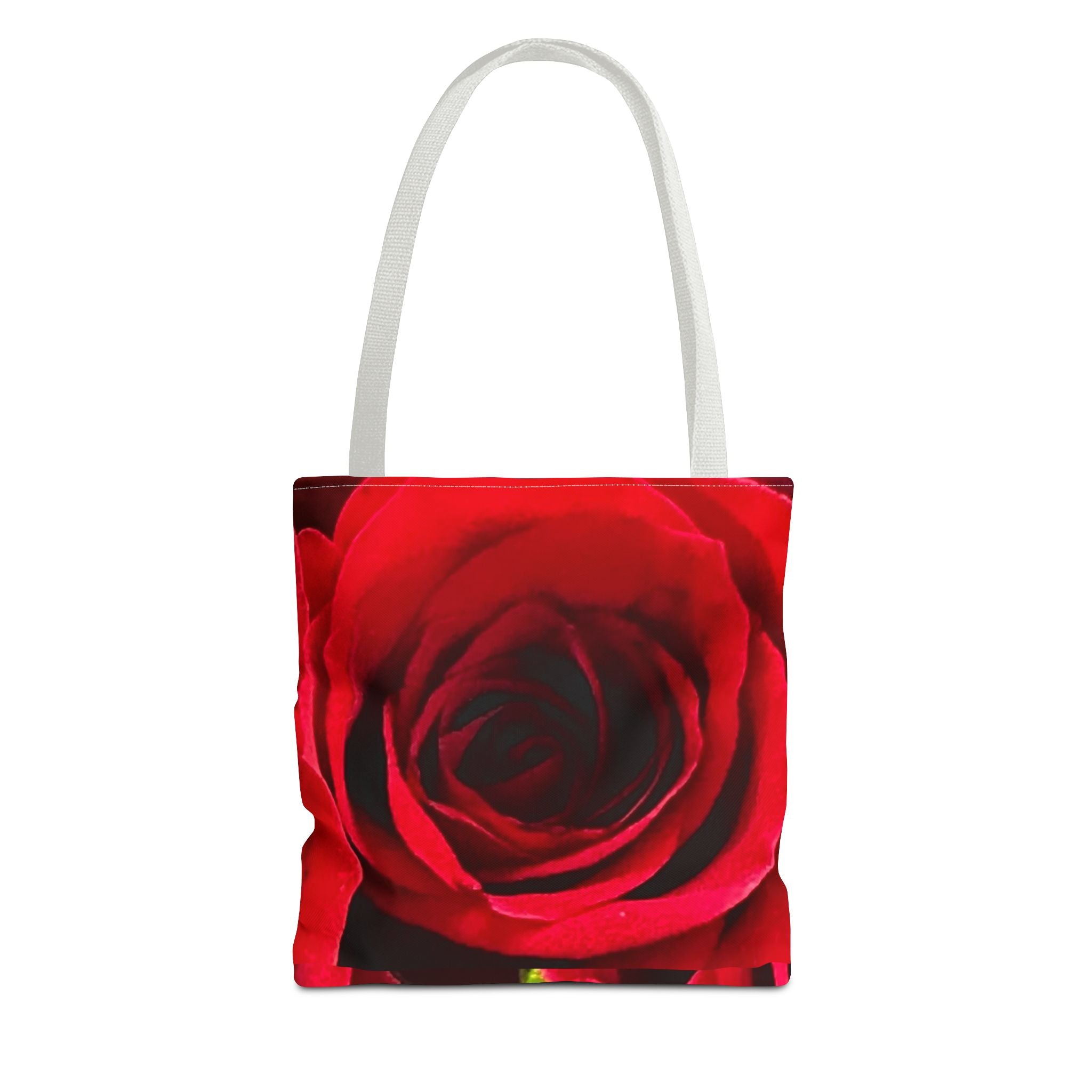 Romantic Floral Tote Bag, Stylish Grocery Bag, Perfect Gift for Mothers Day, Beach Tote, Everyday Use, AOP Red Rose Design
