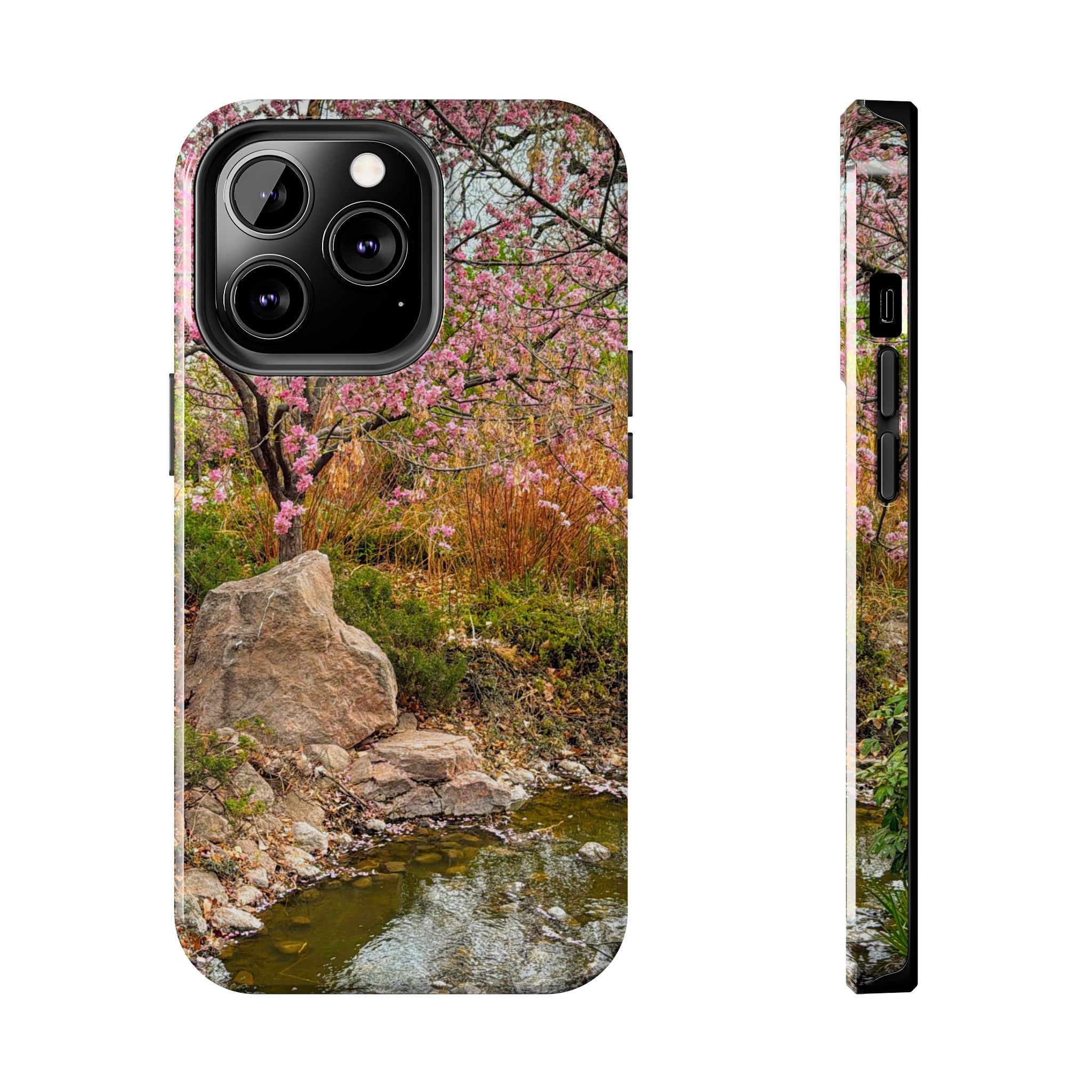 Cherry Blossom Tough Phone Cases - Nature Lover Gift, Floral Phone Accessories, Spring Decor, Custom Cases, Outdoor Adventure