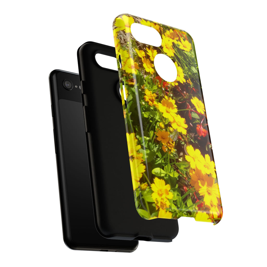 Floral Phone Case - Tough Cases with Vibrant Yellow Flowers, Protective Floral Cover, Spring Decor, Gift Idea for Nature Lovers, [...]