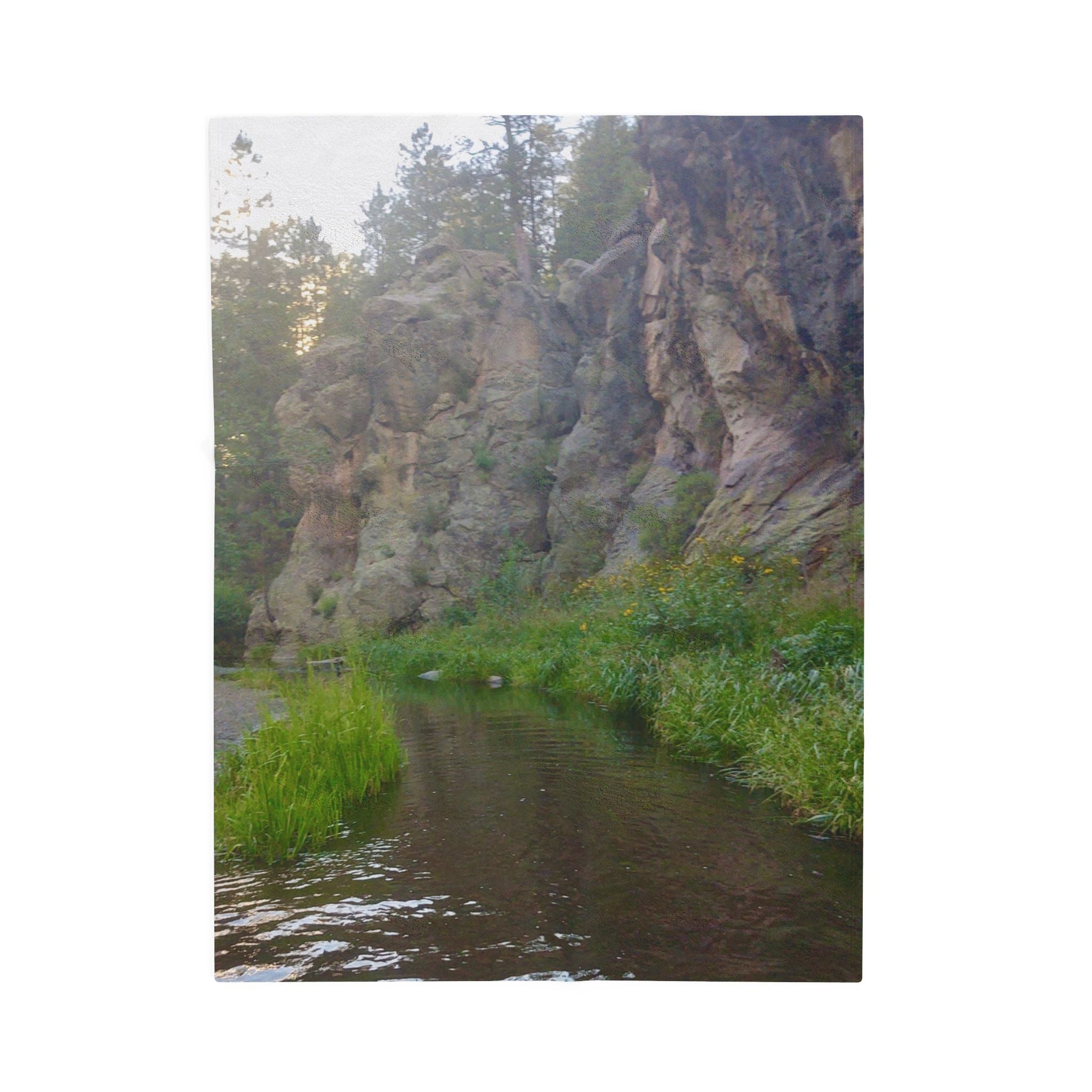 Cozy Nature-Inspired Velveteen Plush Blanket, Soft Throw for Home Decor, Perfect Gift for All Occasions, Camping Decor, Relaxation