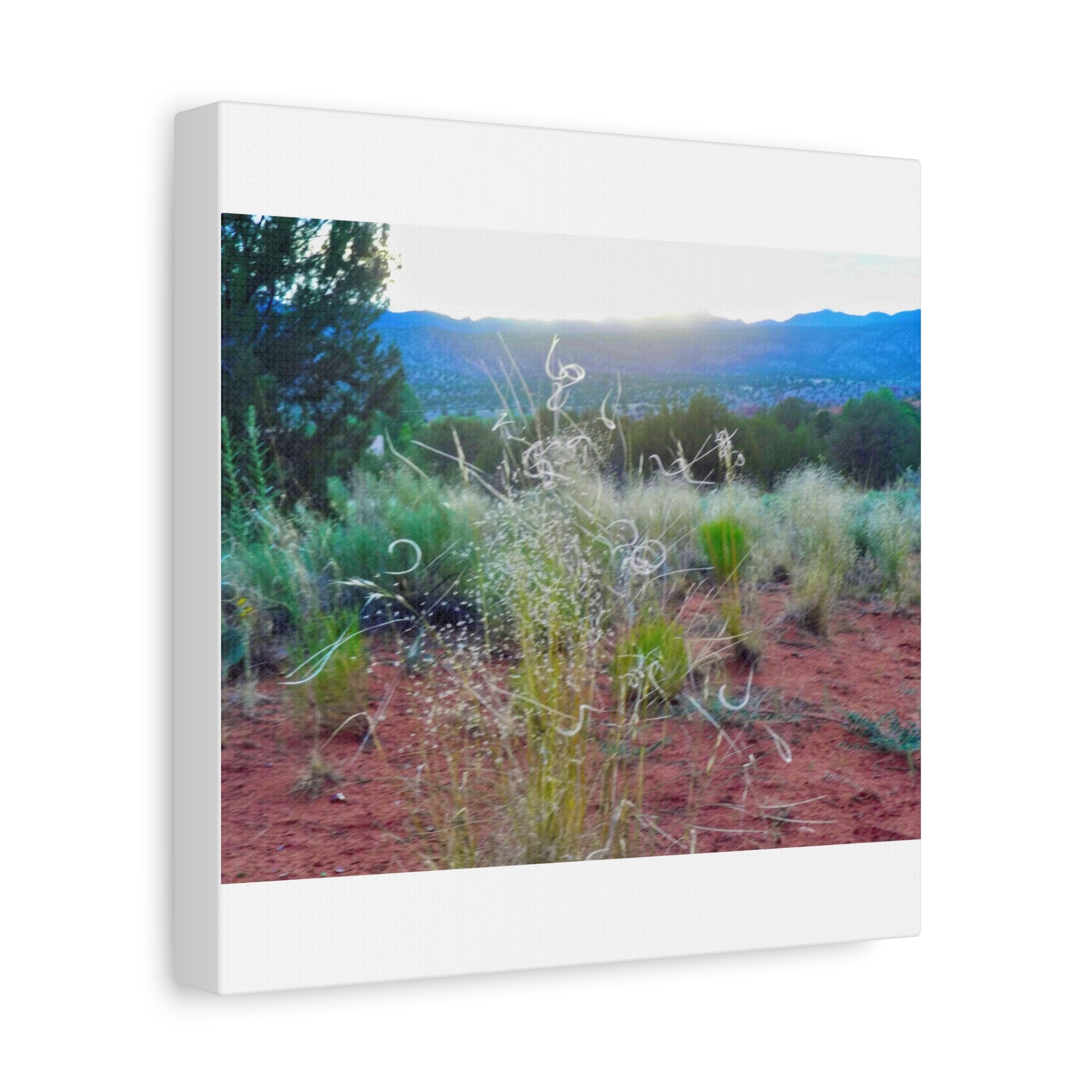 Serene Desert Landscape Canvas Print, Nature Wall Art, Home Decor, Gift for Nature Lovers, Rustic Art for Living Room, Boho Decor