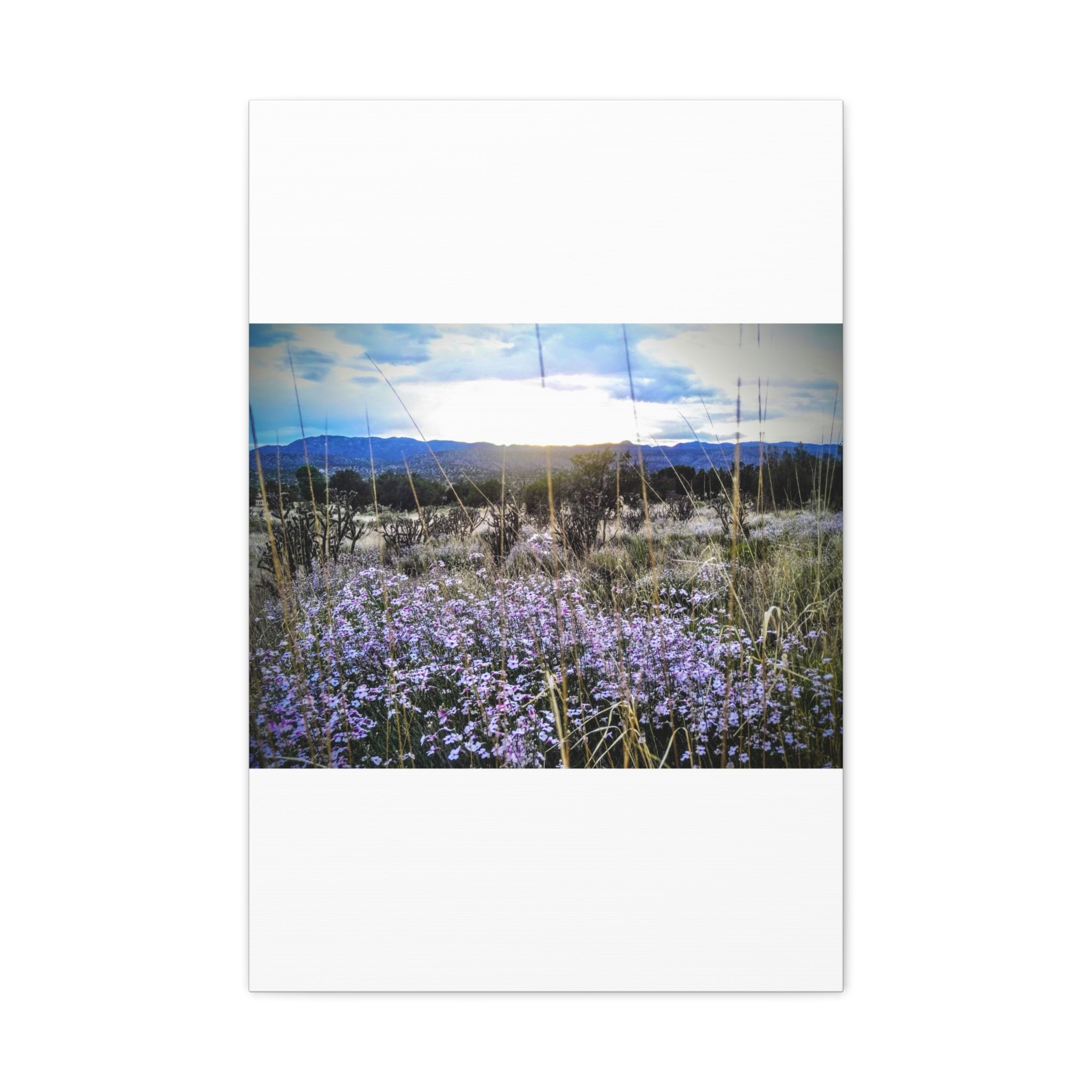 Framed Botanical Wall Art, Floral Canvas Print, Nature Decor, Home Interior Art, Gift for Garden Lovers, Beautiful Flower Landscape