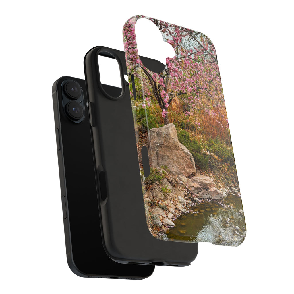 Cherry Blossom Tough Phone Cases - Nature Lover Gift, Floral Phone Accessories, Spring Decor, Custom Cases, Outdoor Adventure