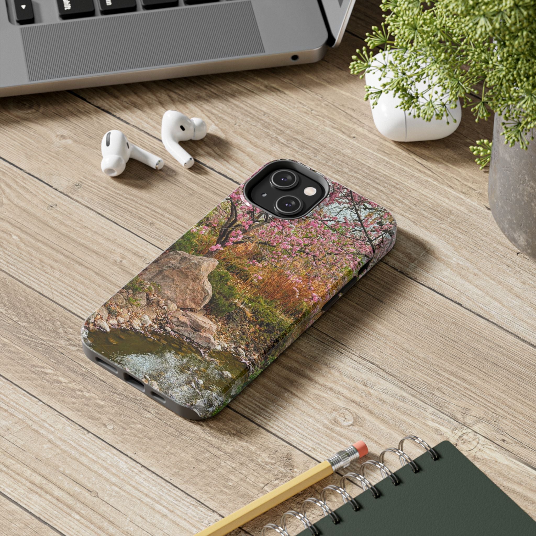 Cherry Blossom Tough Phone Cases - Nature Lover Gift, Floral Phone Accessories, Spring Decor, Custom Cases, Outdoor Adventure