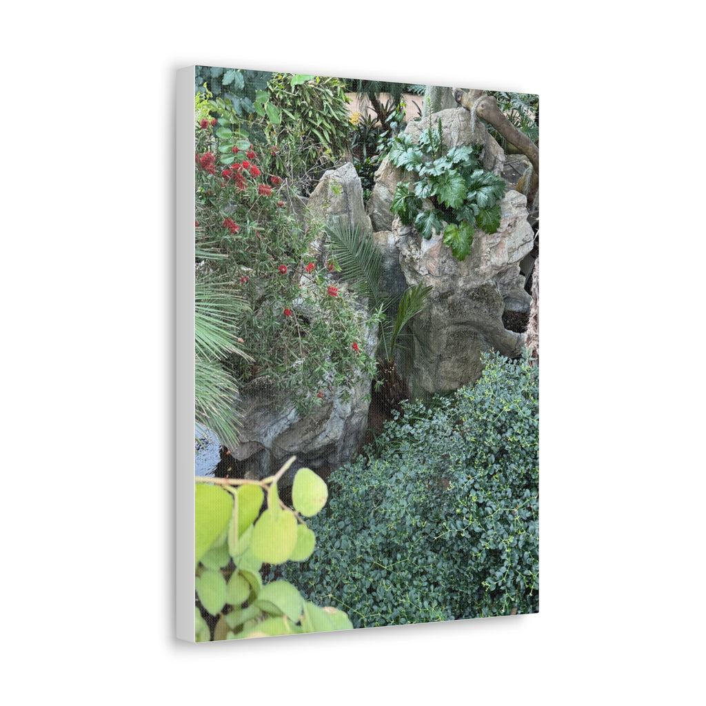 Canvas Wall Art, Tropical Garden Print, Home Decor, Botanical Artwork, Nature Lover Gift, Modern Interior Design