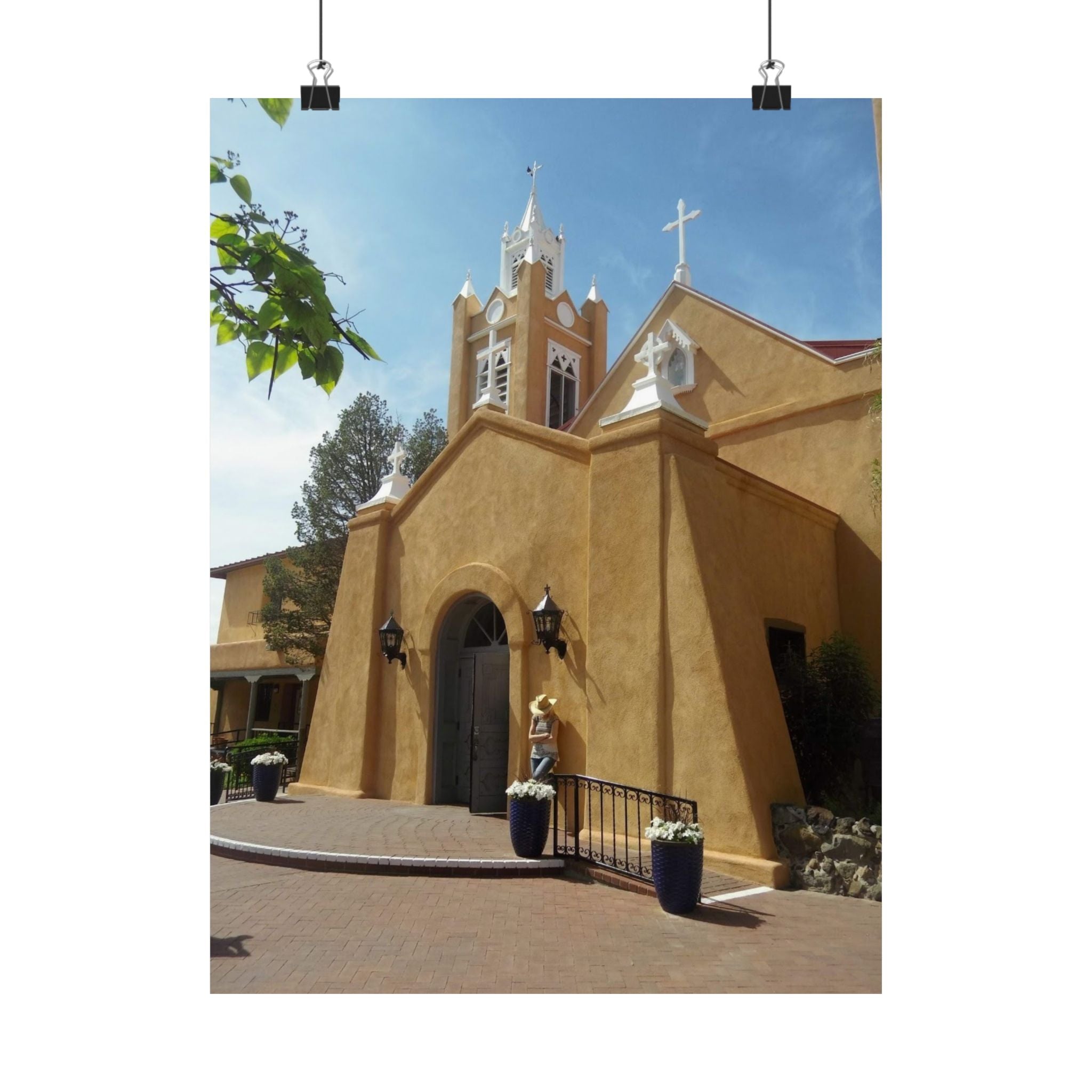 Matte Vertical Poster of Charming Church, Wall Art, Home Decor, Art Print, Gift for Housewarming, Unique Artwork