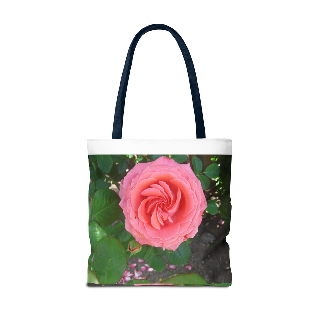 Floral Rose Tote Bag, Stylish Shopping Bag, Eco-Friendly Tote, Gift for Her, Summer Outing Accessory