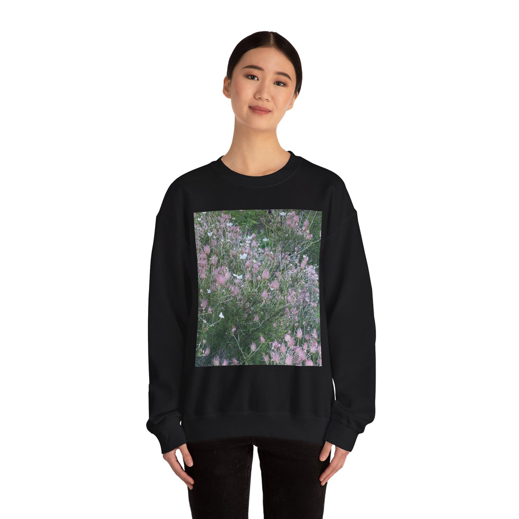 Floral Graphic Crewneck Sweatshirt | Cozy Unisex Apparel, Casual Wear, Plant Lover Gift, Spring Fashion, Everyday Comfort