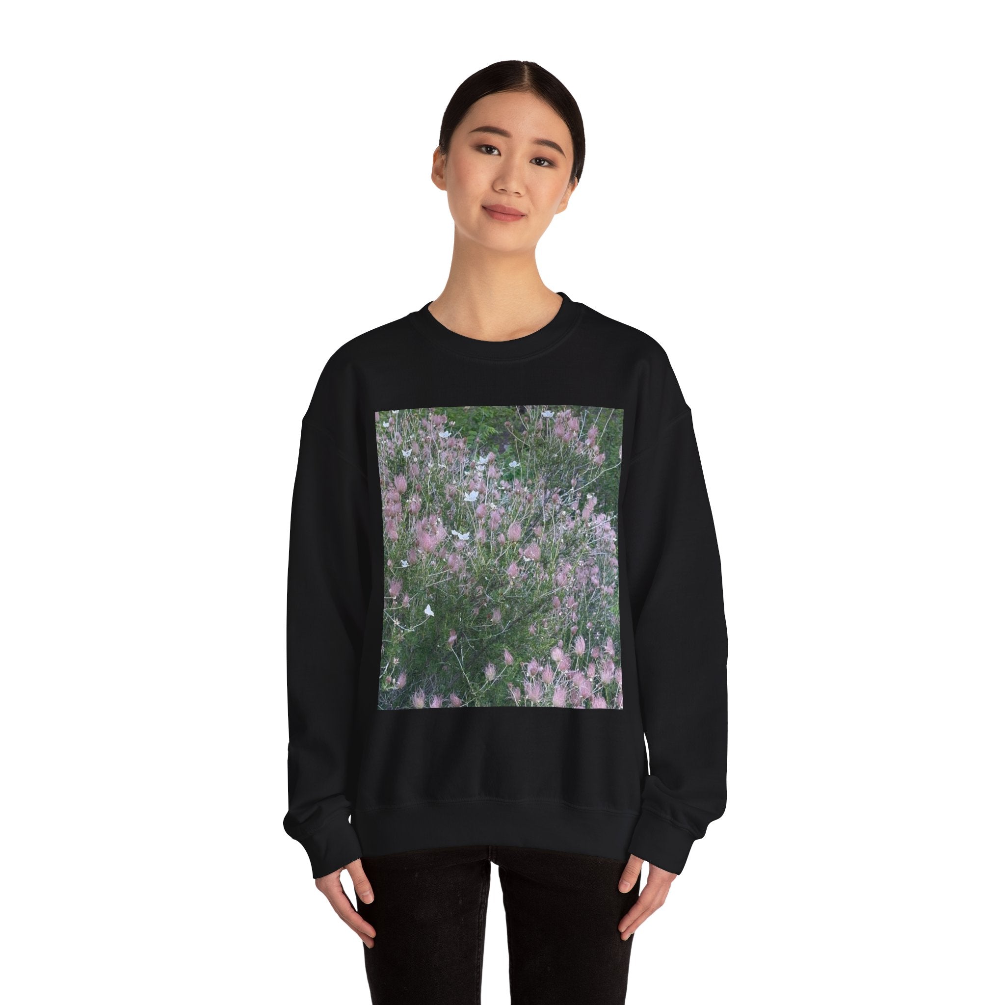 Floral Graphic Crewneck Sweatshirt | Cozy Unisex Apparel, Casual Wear, Plant Lover Gift, Spring Fashion, Everyday Comfort