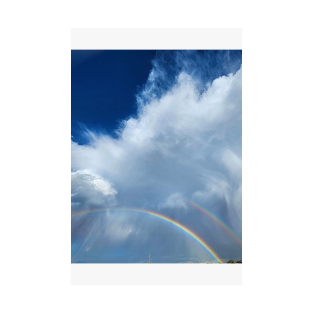 Rainbow Sky Matte Vertical Poster | Inspirational Wall Art, Home Decor, Gift for Nature Lovers, Office Decoration, Unique Artwork