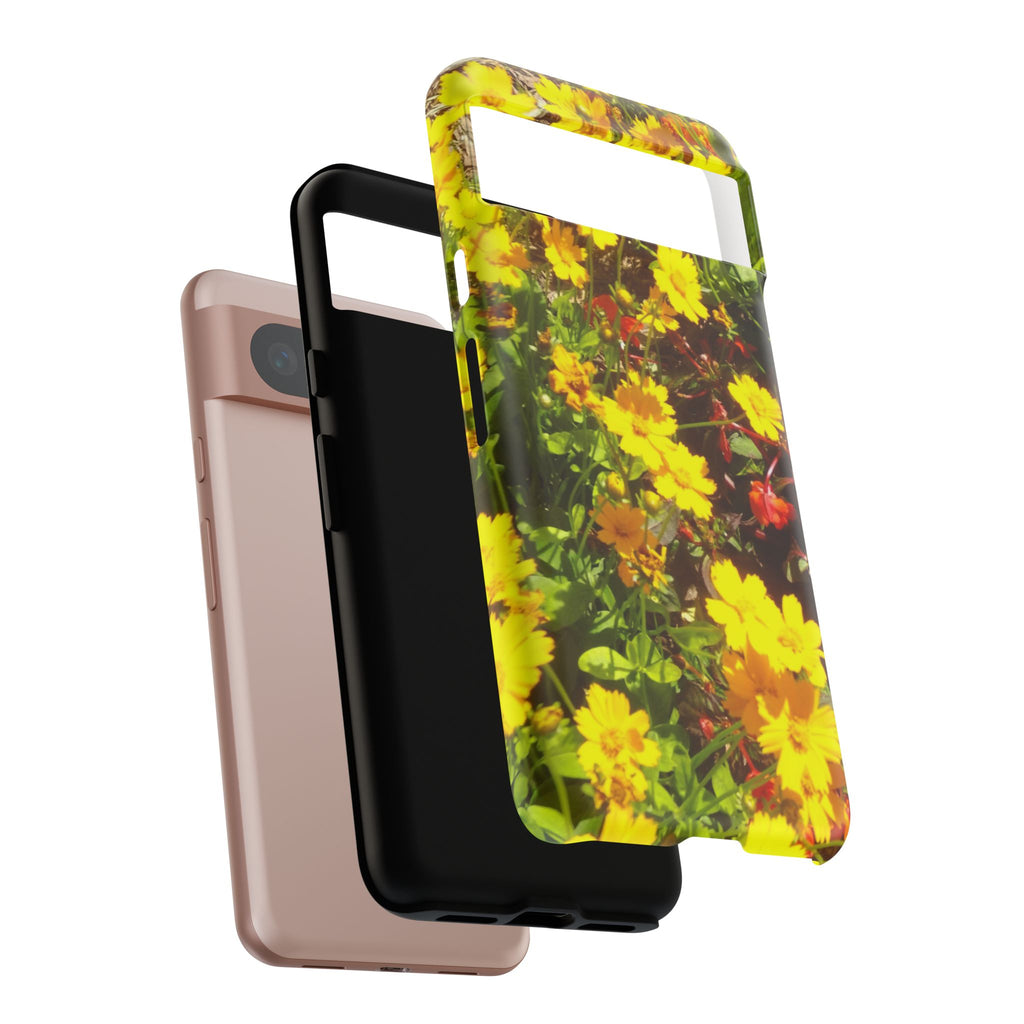 Floral Phone Case - Tough Cases with Vibrant Yellow Flowers, Protective Floral Cover, Spring Decor, Gift Idea for Nature Lovers, [...]