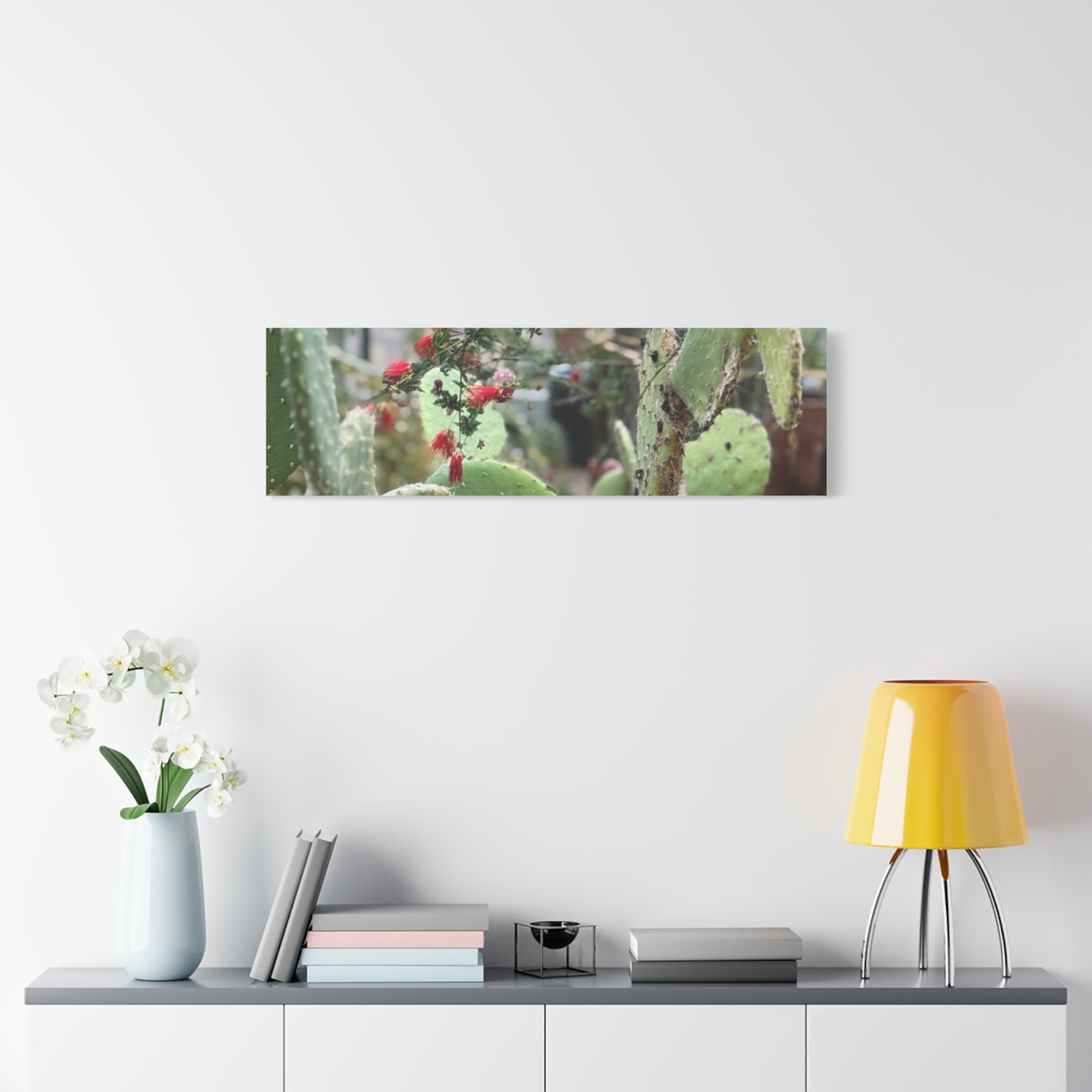 Cactus Artwork Print, Botanical Wall Decor, Succulent Canvas, Nature Lover Gift, Home Decoration