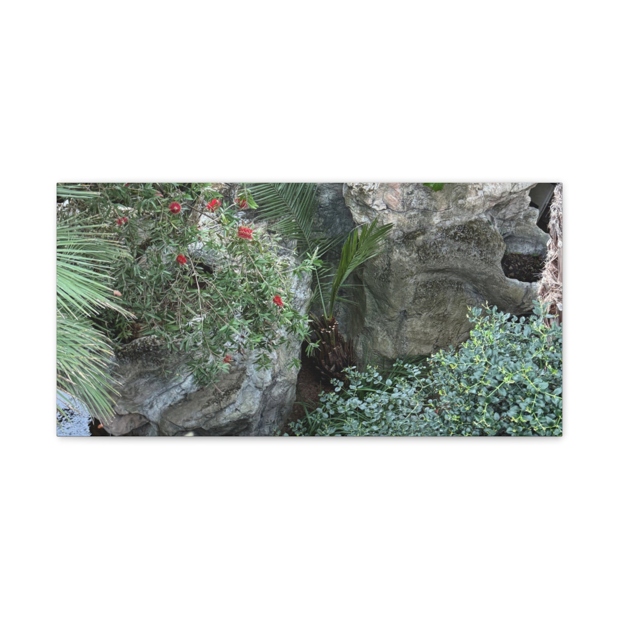 Canvas Wall Art, Tropical Garden Print, Home Decor, Botanical Artwork, Nature Lover Gift, Modern Interior Design