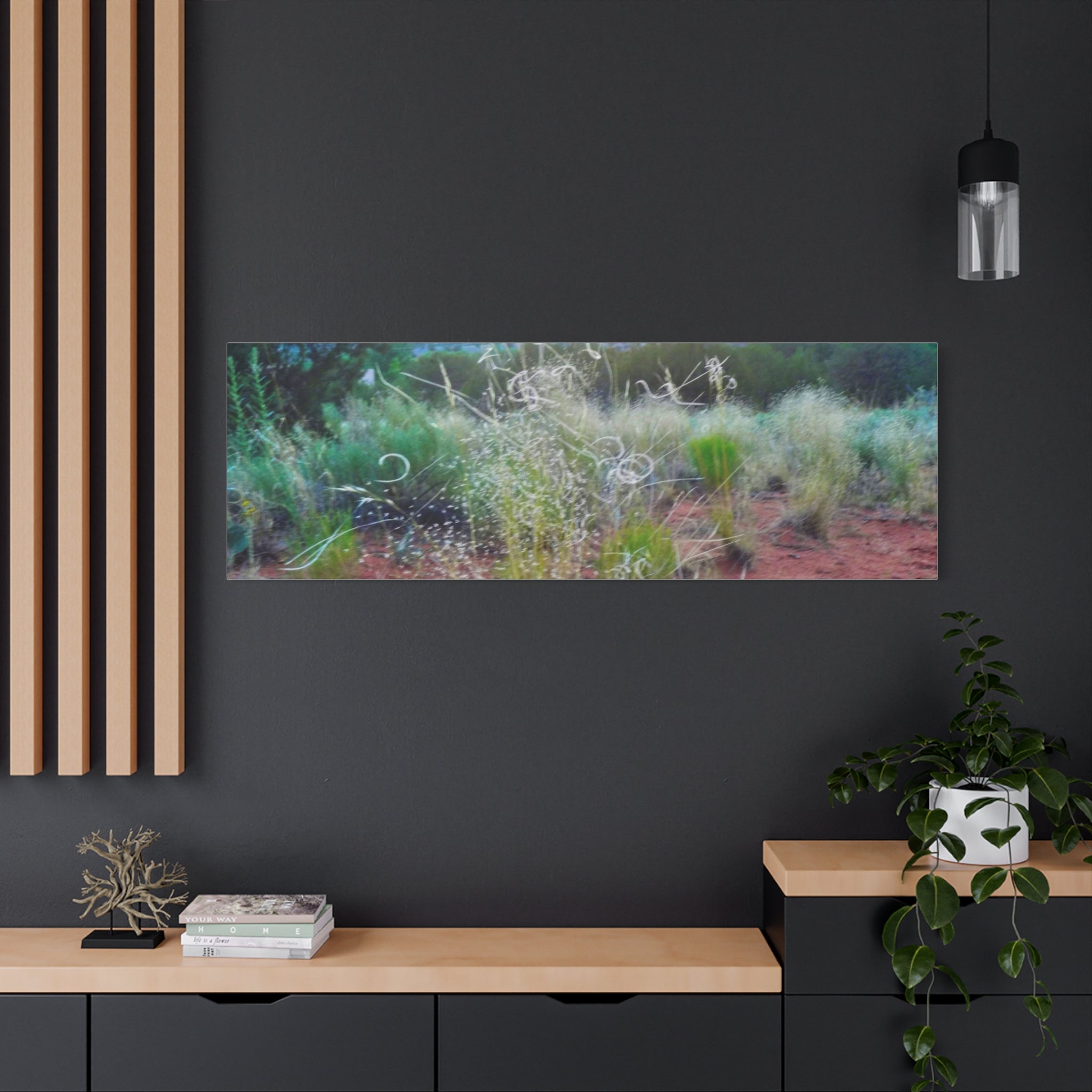 Serene Desert Landscape Canvas Print, Nature Wall Art, Home Decor, Gift for Nature Lovers, Rustic Art for Living Room, Boho Decor