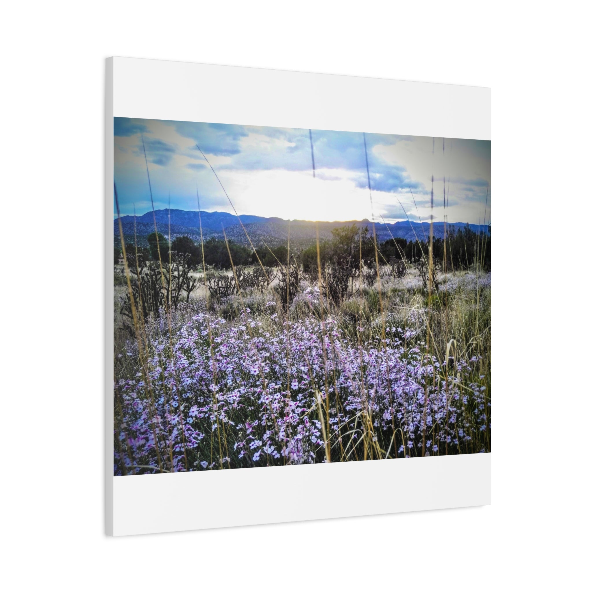 Framed Botanical Wall Art, Floral Canvas Print, Nature Decor, Home Interior Art, Gift for Garden Lovers, Beautiful Flower Landscape