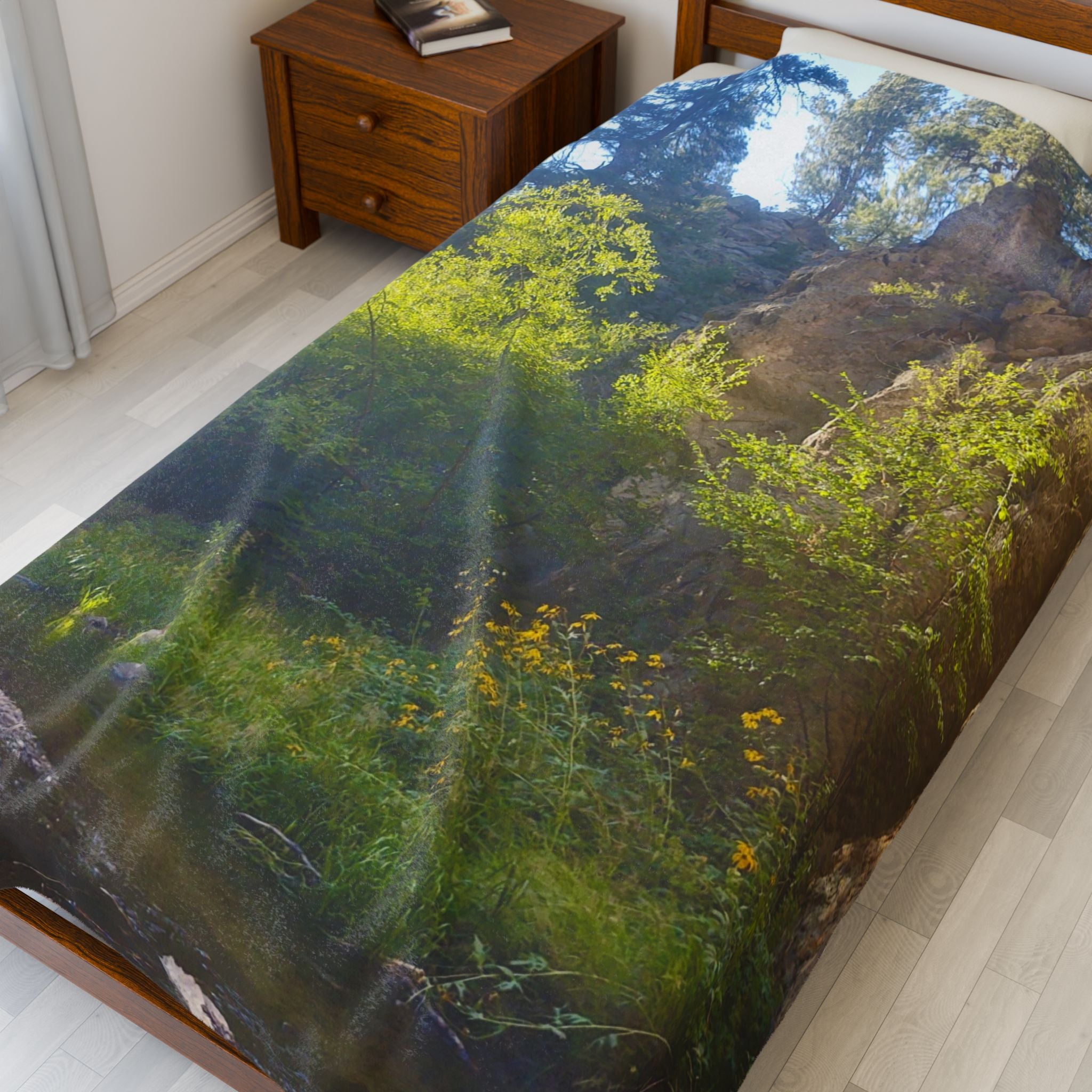 Nature-Inspired Velveteen Plush Blanket | Cozy Gift for Outdoor Lovers, Home Decor, Camping Essential, Soft Throw Blanket, Perfect for [...]