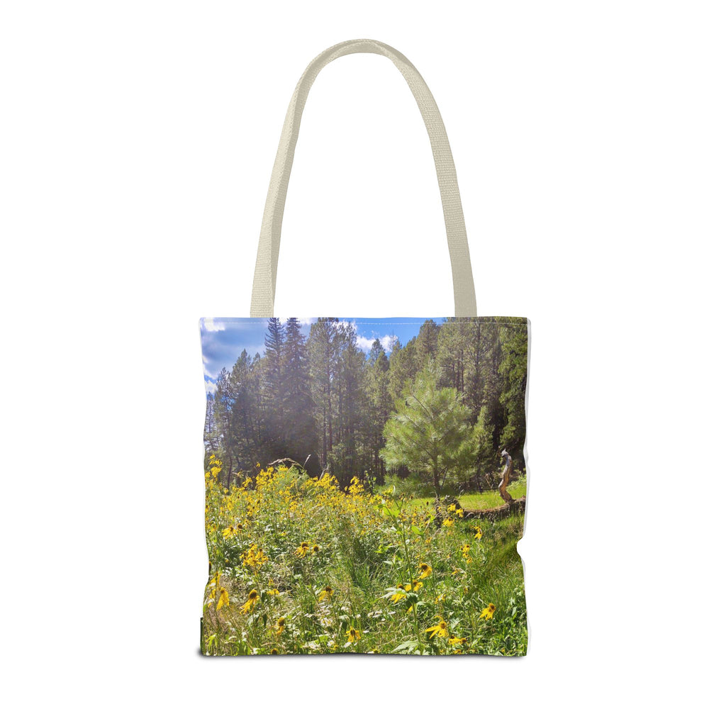 Nature-Inspired Tote Bag, Eco-Friendly Shopping Bag, Flower Print Purse, Gift for Nature Lovers, Summer Picnic Carrier