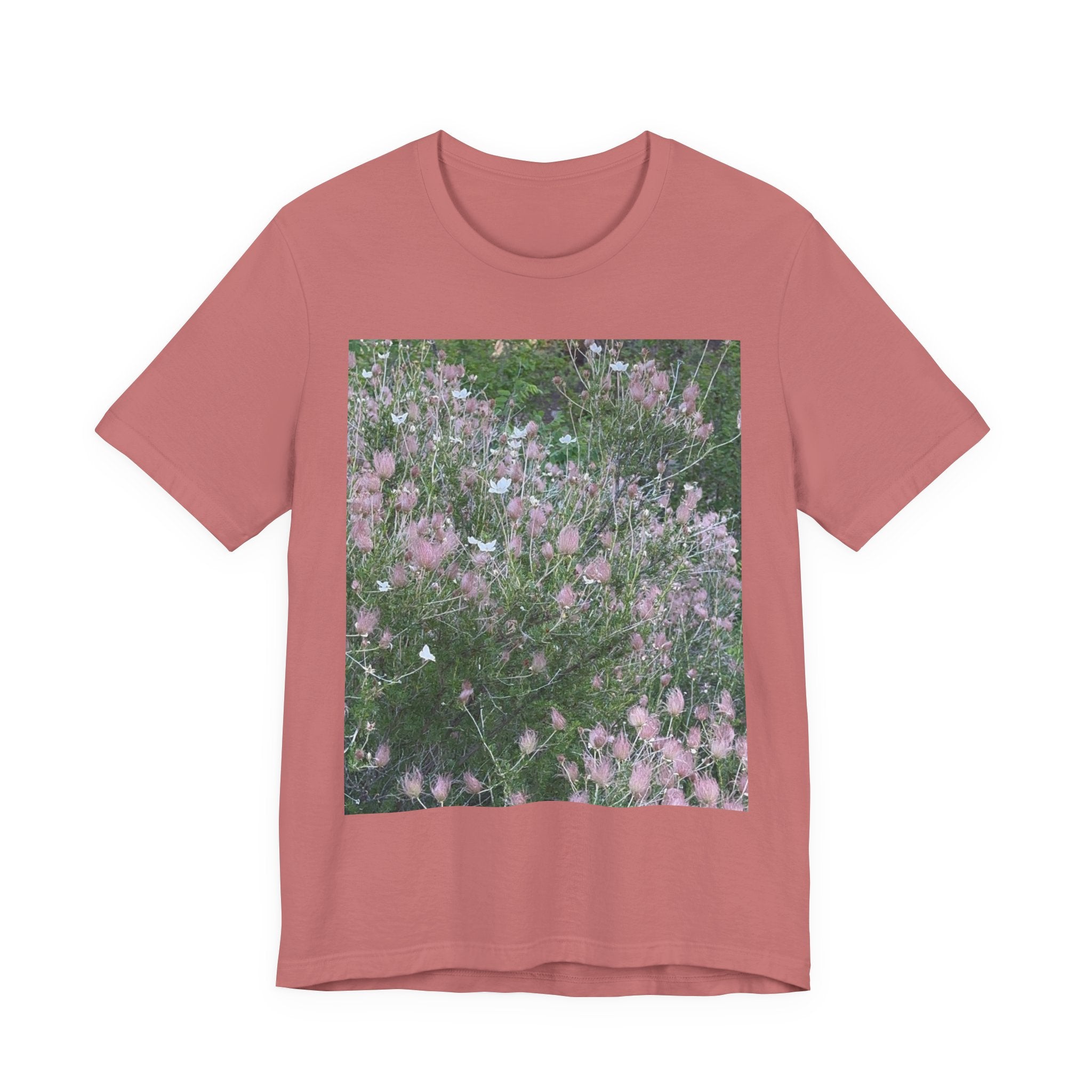 Floral Breeze Tee – Botanical Art Unisex Jersey Tee, Nature Lover Gift, Summer Fashion, Casual Wear, Eco-Friendly Style