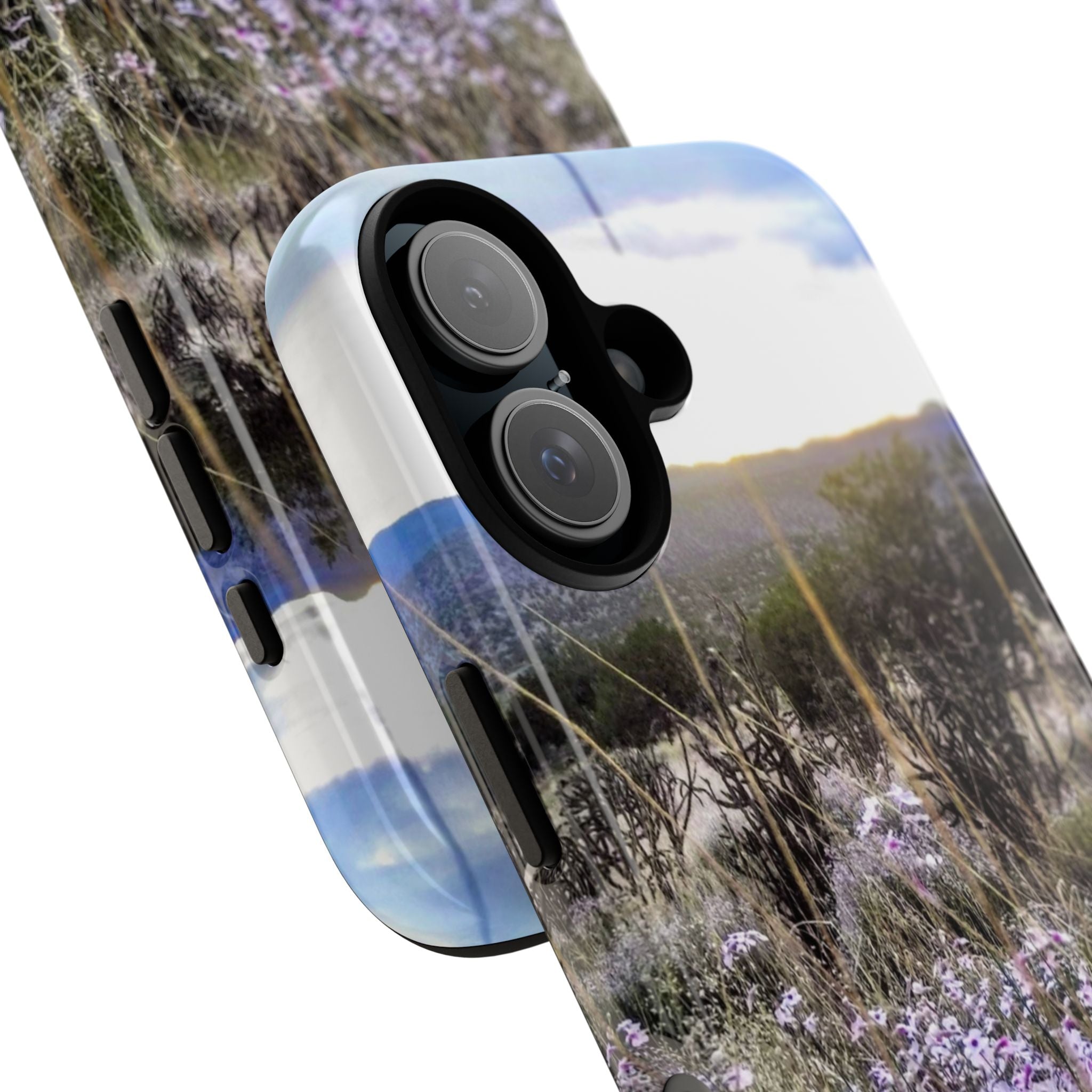 Floral Phone Case, Tough Phone Cover for Outdoor Lovers, Nature-Inspired Accessories, Gift for Photography Enthusiasts, Protective [...]