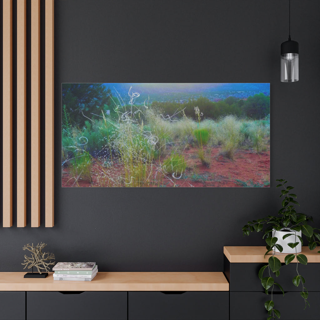 Stretched Canvas Art Print, Nature Wall Decor, Boho Home Decor, Rustic Landscape Art, Gift for Nature Lovers