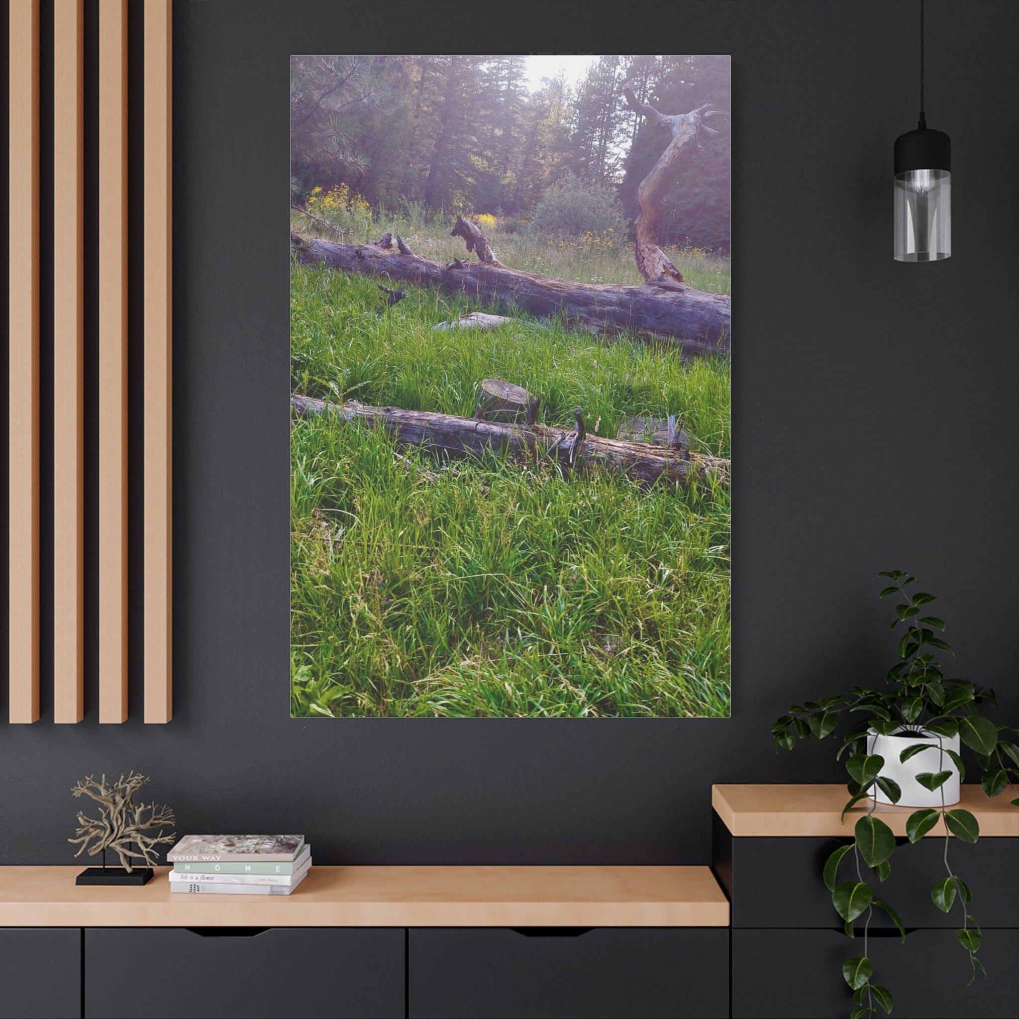 Classic Canvas Wall Art - Nature Decor, Outdoor Wall Hanging, Home Aesthetic, Gift for Nature Lovers, Rustic Cabin Decor