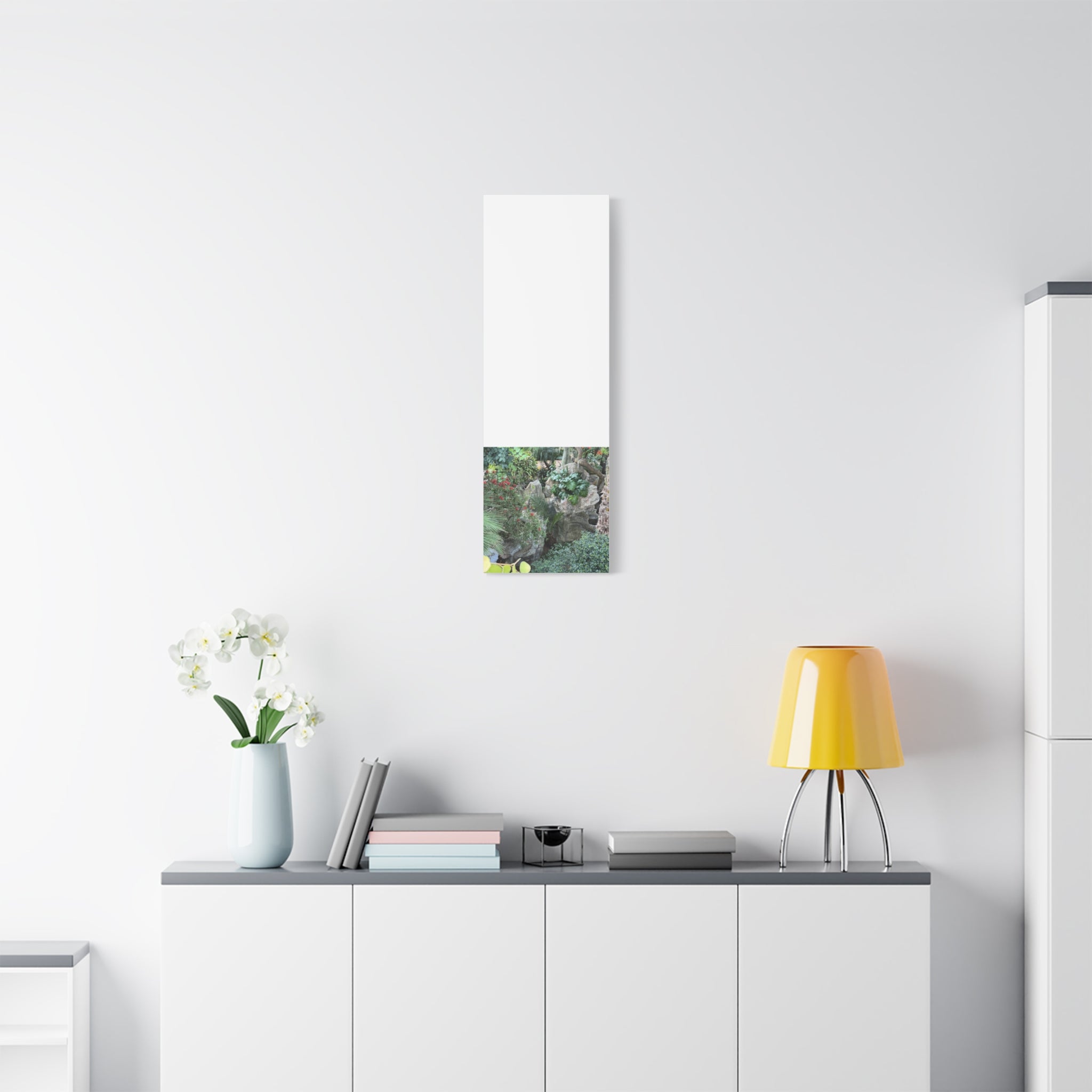 Garden Landscape Canvas Wall Art, Nature Decor, Home Decoration, Gift for Nature Lovers, Eco-Friendly Art, Botanical Wall Decor