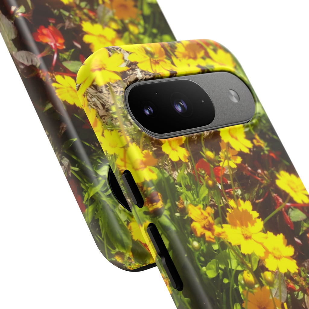 Floral Phone Case - Tough Cases with Vibrant Yellow Flowers, Protective Floral Cover, Spring Decor, Gift Idea for Nature Lovers, [...]