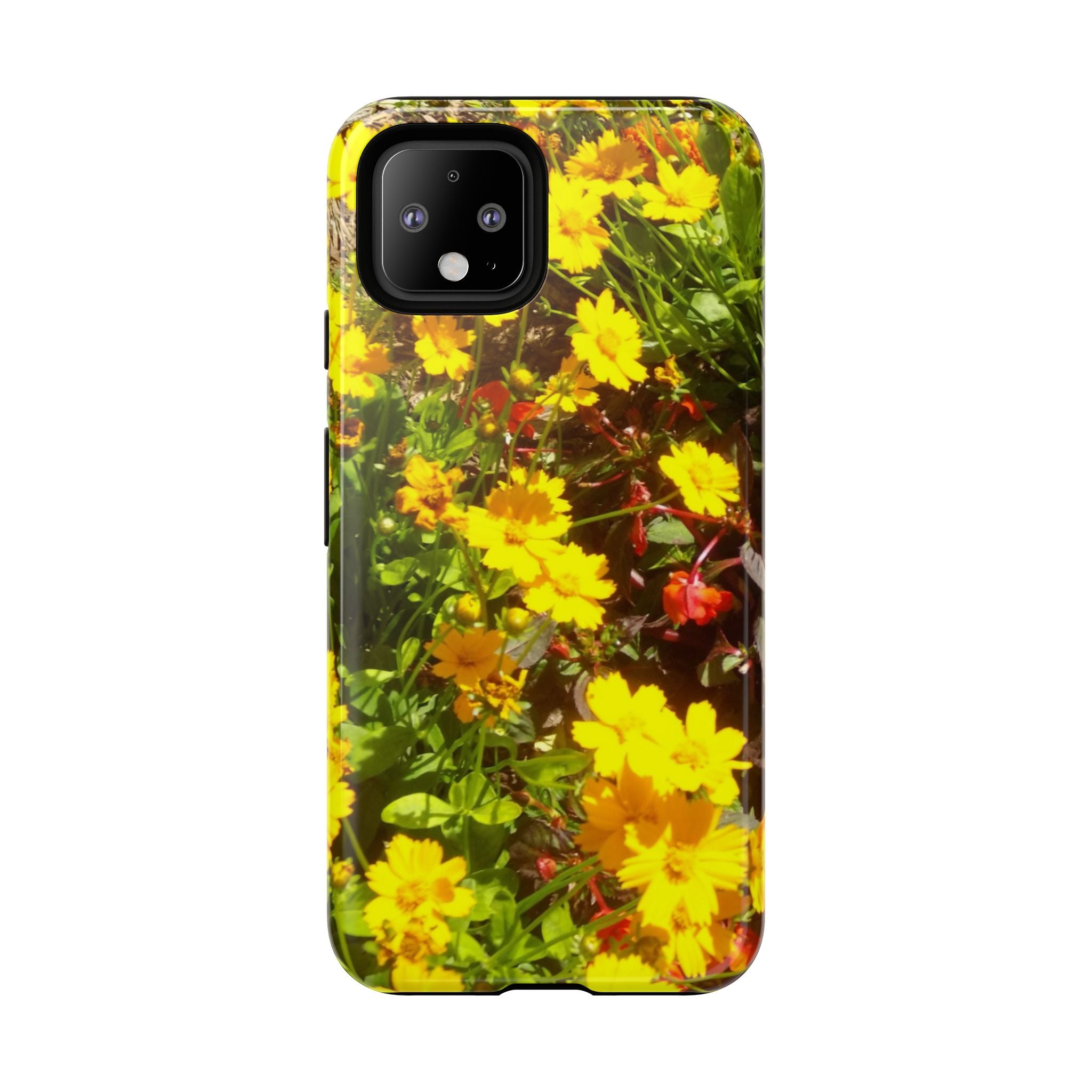 Floral Phone Case - Tough Cases with Vibrant Yellow Flowers, Protective Floral Cover, Spring Decor, Gift Idea for Nature Lovers, [...]