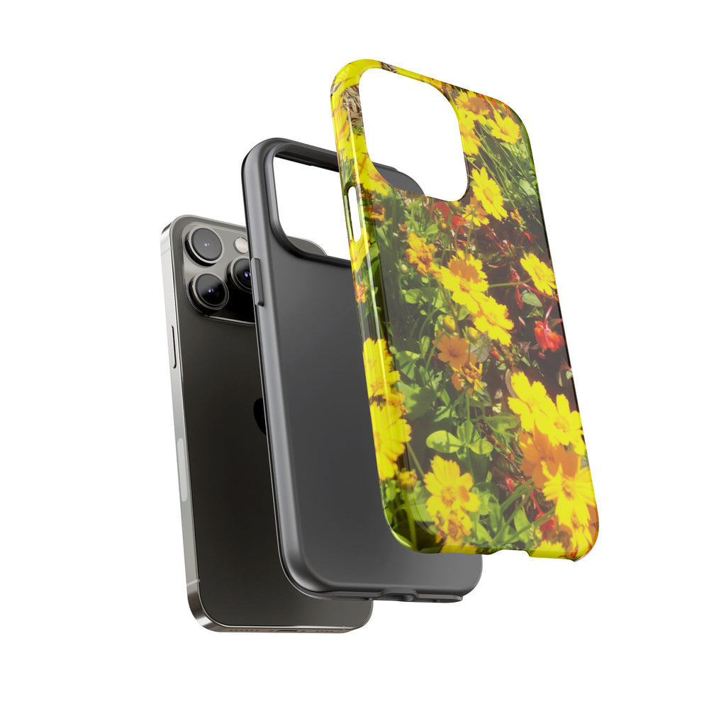Floral Phone Case - Tough Cases with Vibrant Yellow Flowers, Protective Floral Cover, Spring Decor, Gift Idea for Nature Lovers, [...]