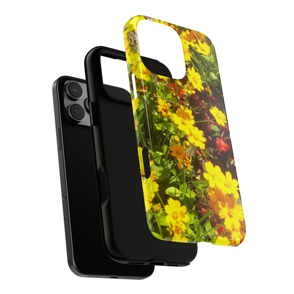 Floral Phone Case - Tough Cases with Vibrant Yellow Flowers, Protective Floral Cover, Spring Decor, Gift Idea for Nature Lovers, [...]